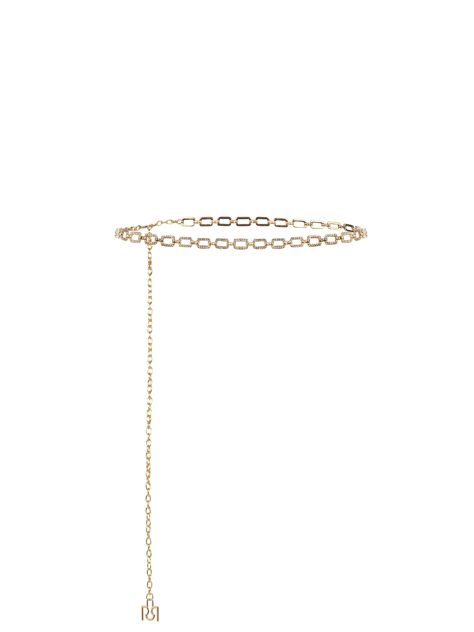 Cintura Gioiello Regolabile Con Rettangoli E Strass Rinascimento