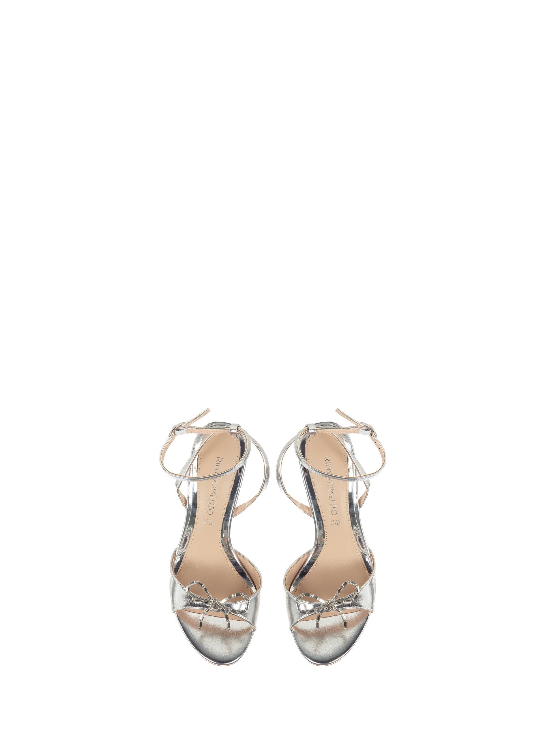 Rinascimento Crystal Bow Sandals