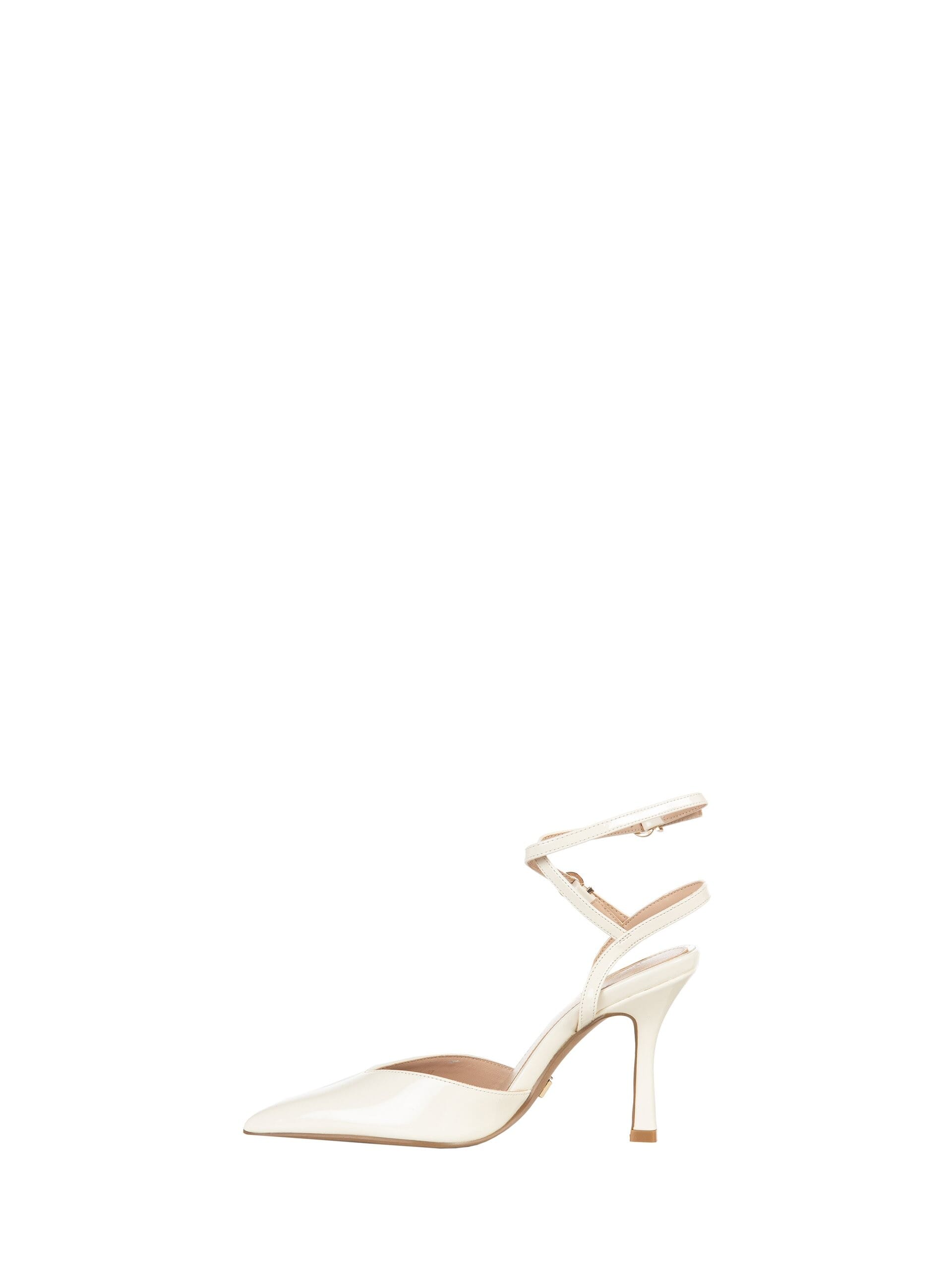 Patent Leather Décolleté With Double Ankle Strap Rinascimento