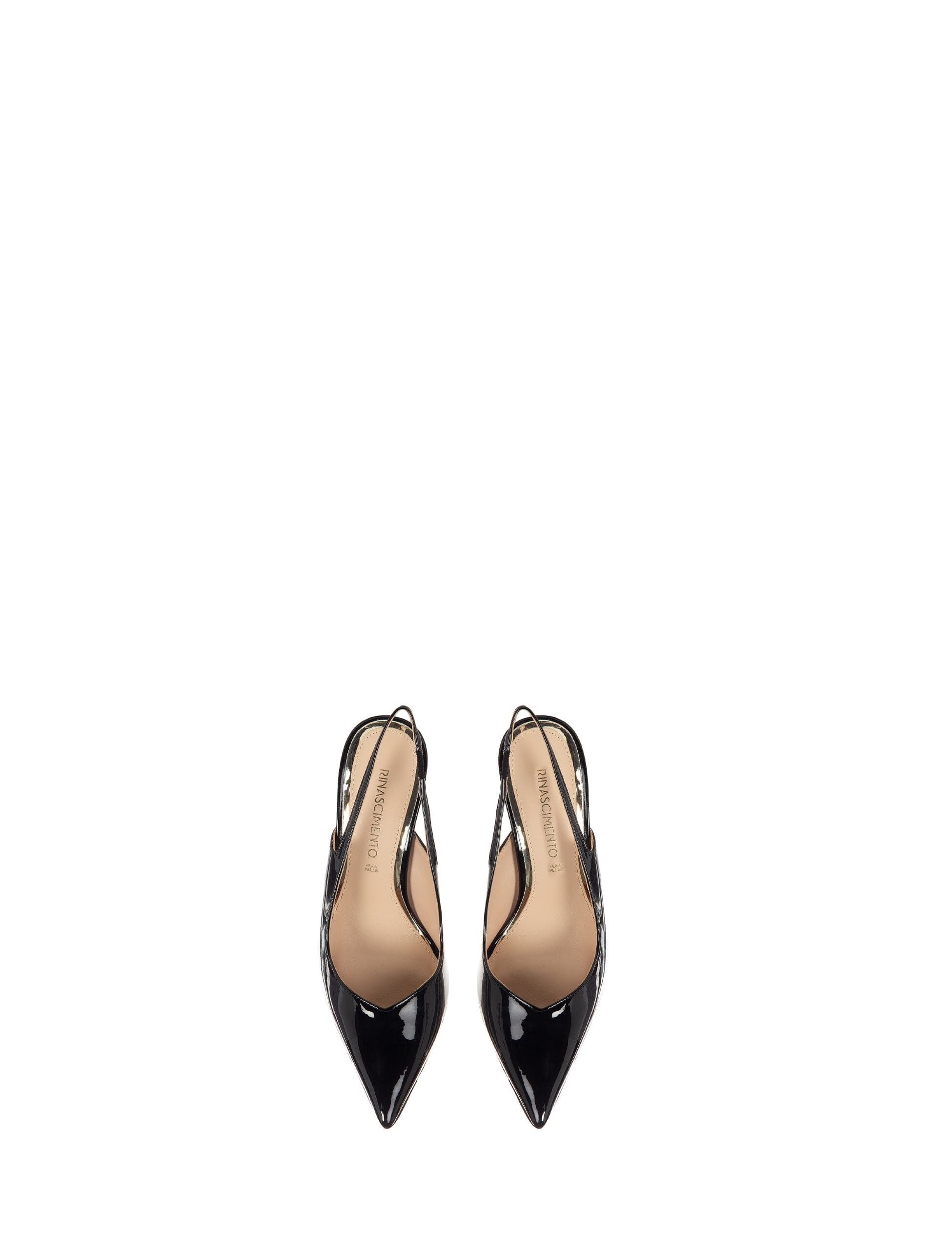 Rinascimento Patent Leather Slingback Pumps