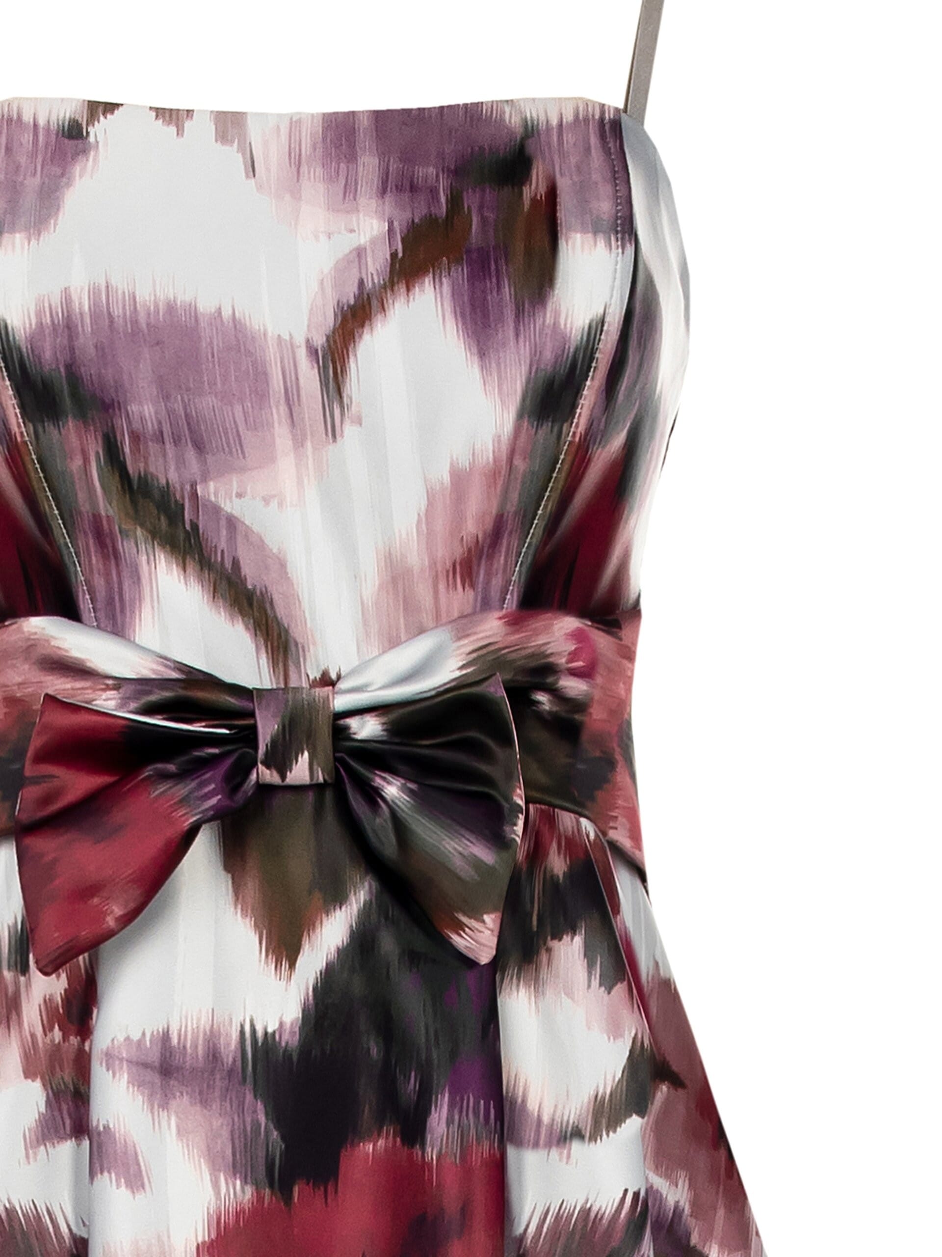 Duchesse Robe midi en satin structuré avec poches Rinascimento