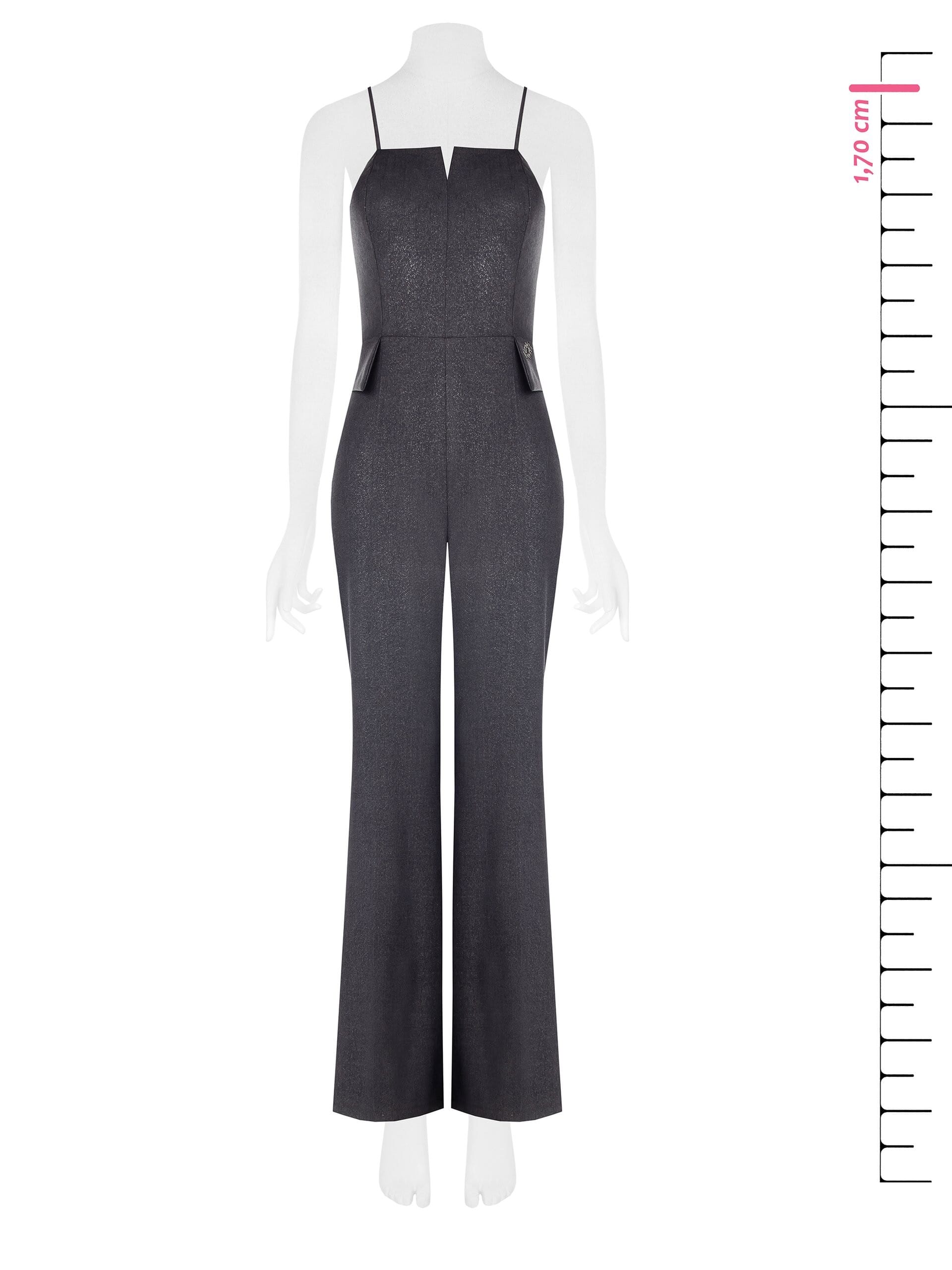 Laminated Fabric Palazzo Suit Rinascimento