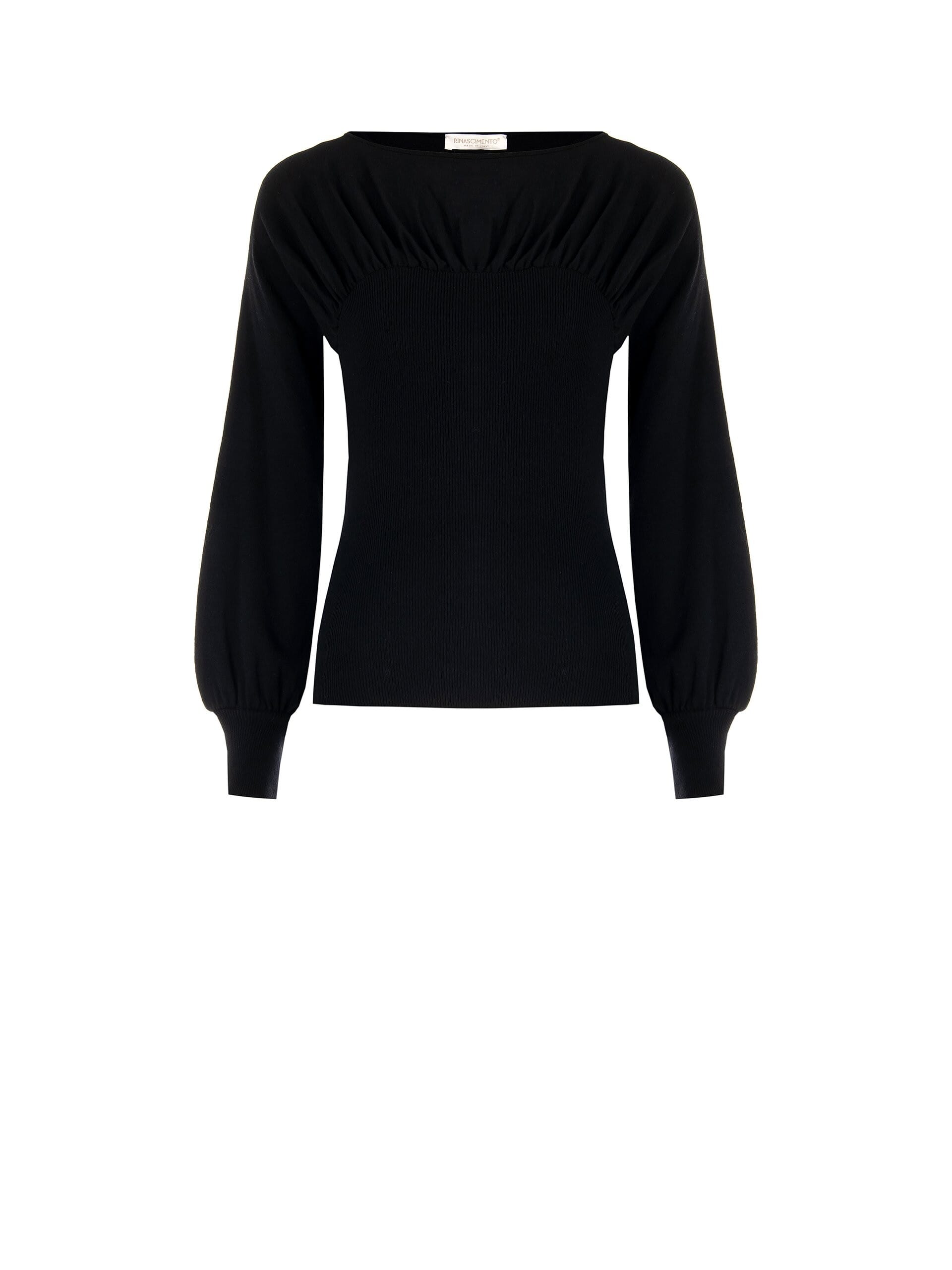 Barchetta Neck Tight Fit Sweater Rinascimento