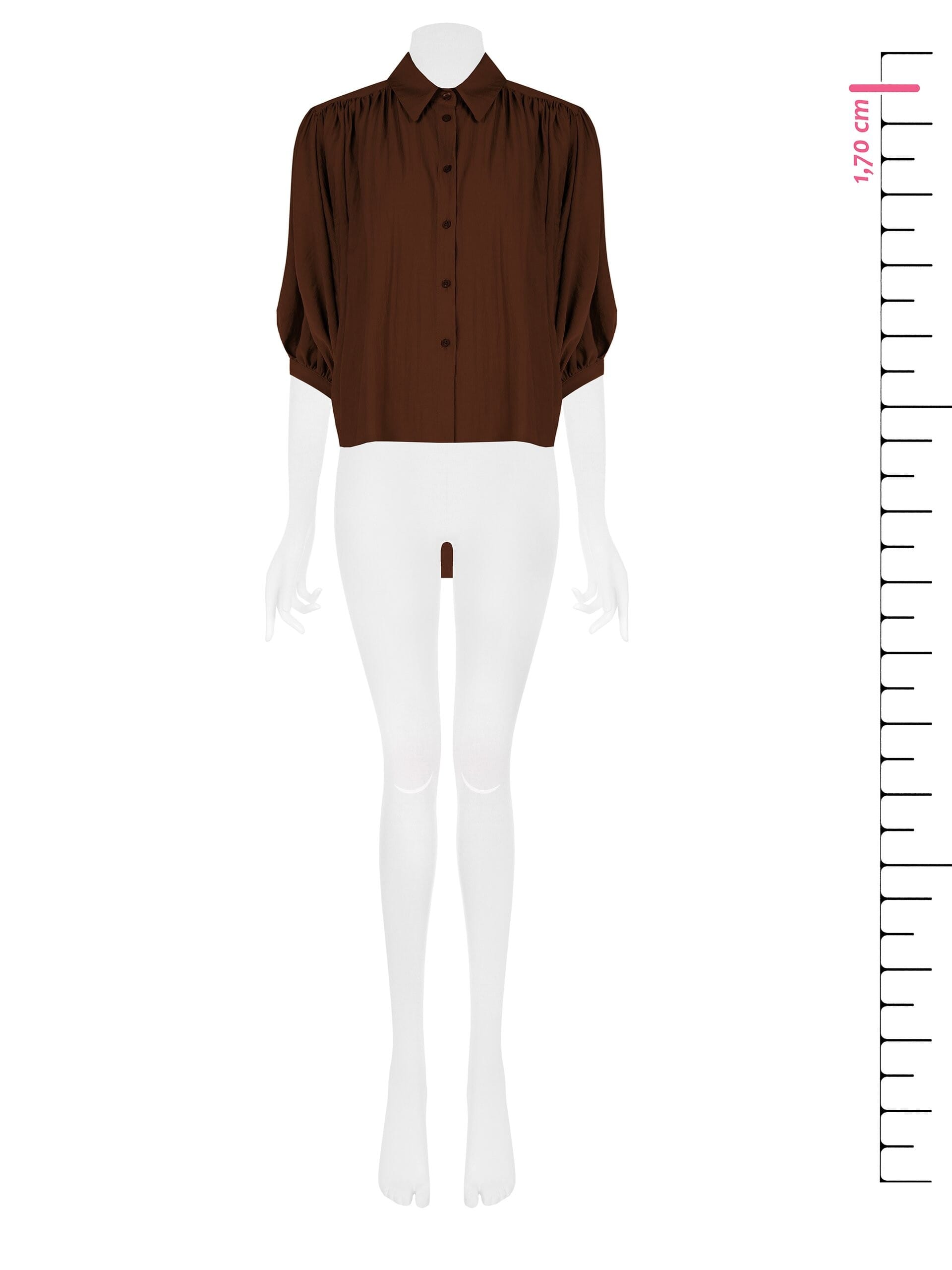 Camicia Ampia In Tessuto Leggero Misto Viscosa Con Maniche A Pipistrello Rinascimento