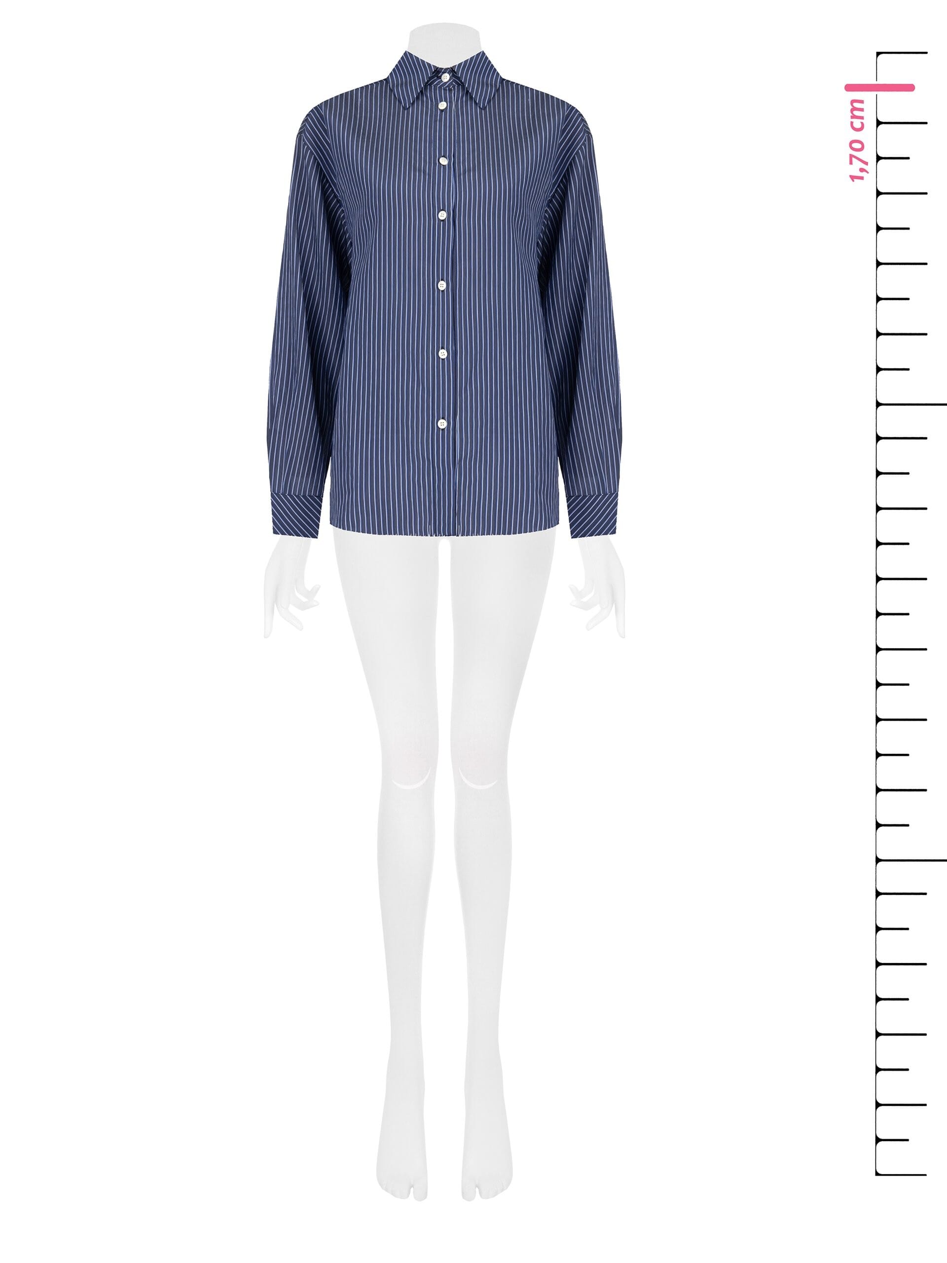 Fluid Viscose Blend Shirt Slightly Wrinkled Effect Rinascimento