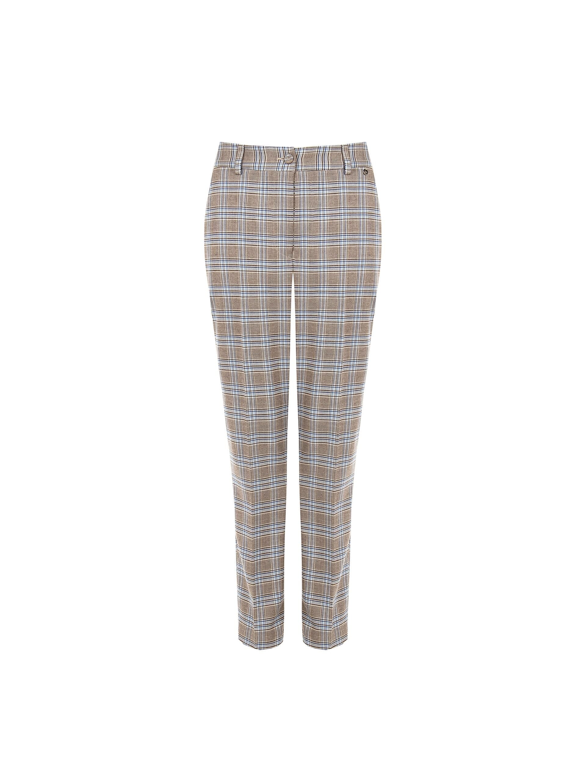 Prince of Wales Straight Trousers With Matching Button And Pockets Rinascimento