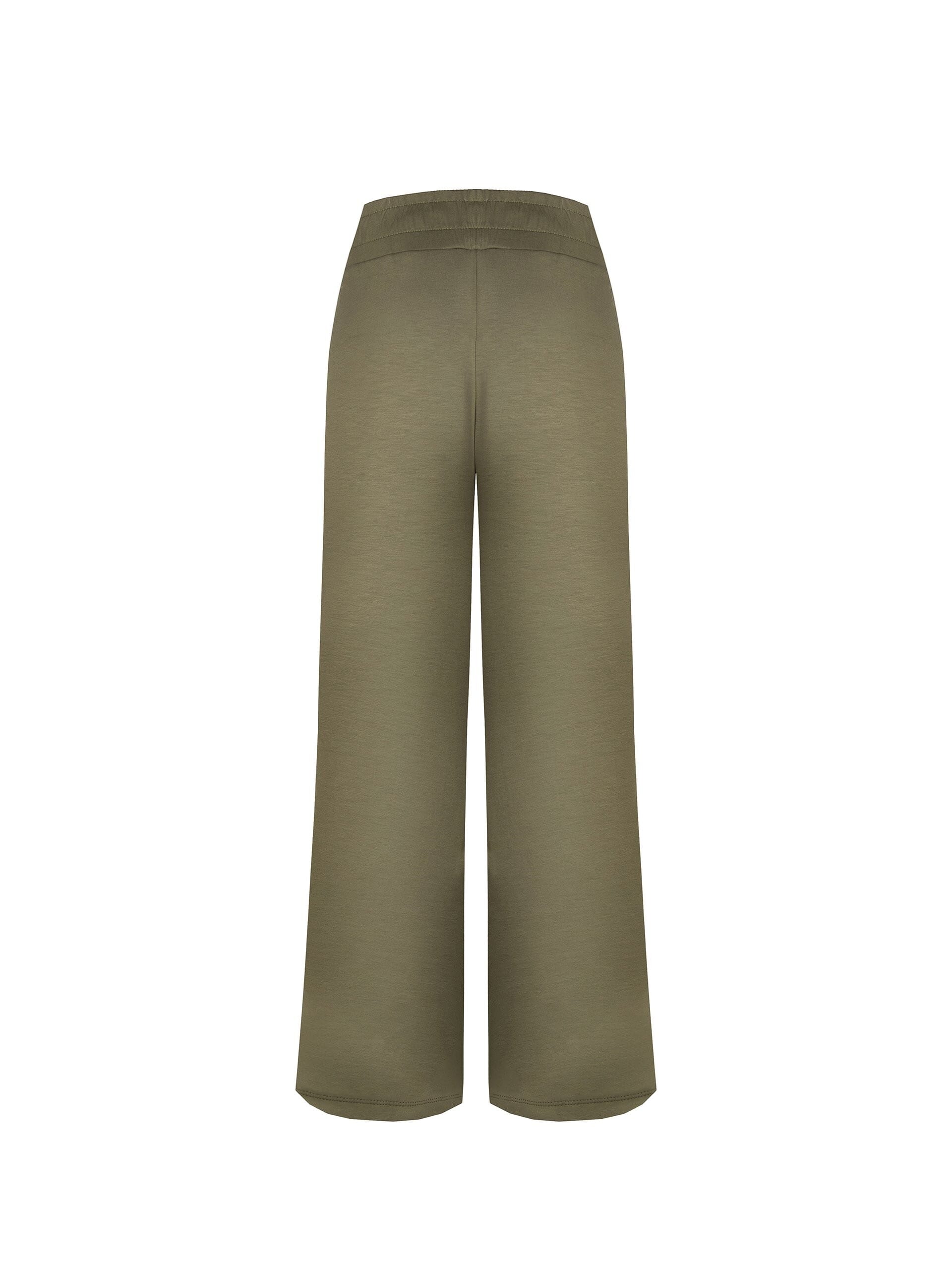 Pantaloni Palazzo Extra Larghi In Misto Viscosa Con Elastico In Vita Rinascimento