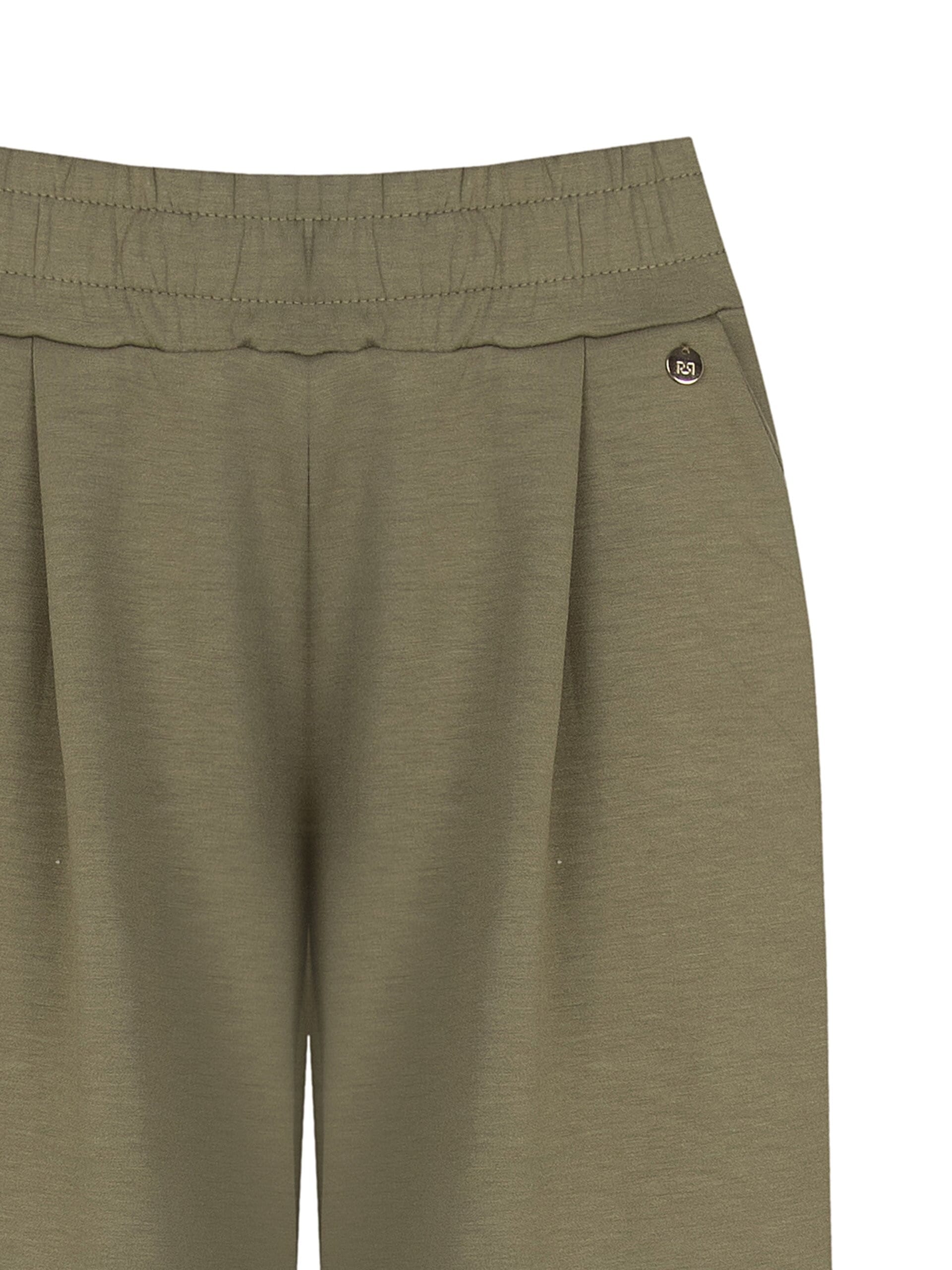 Pantaloni Palazzo Extra Larghi In Misto Viscosa Con Elastico In Vita Rinascimento