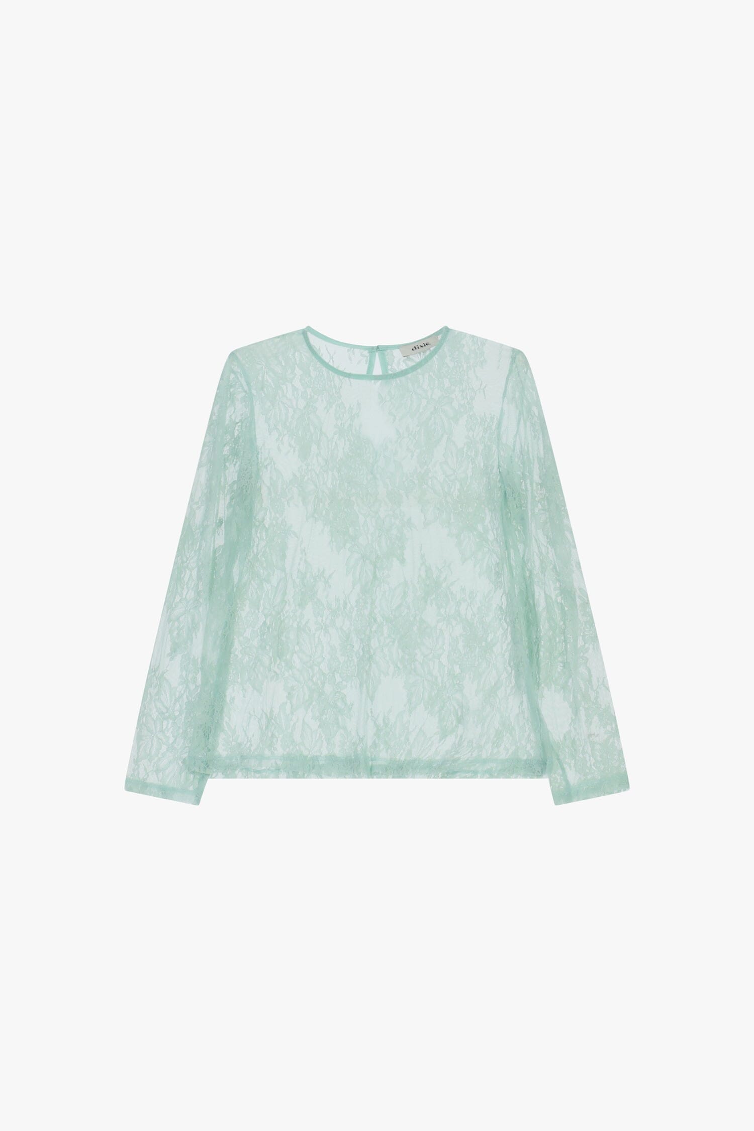 Long-sleeved Floral Lace Top Dixie