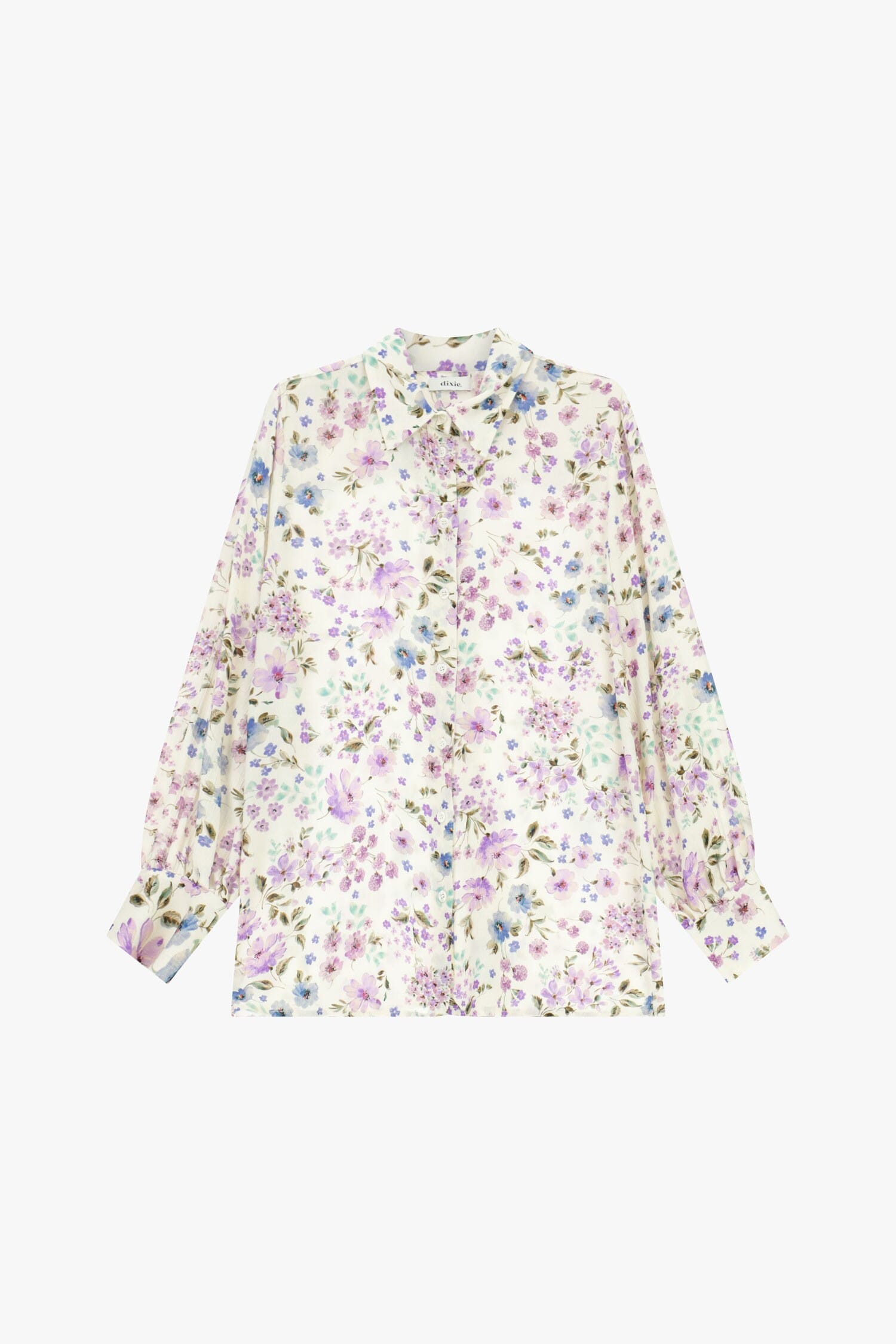 Shirt With Floral Print And Long Sleeves Dixie