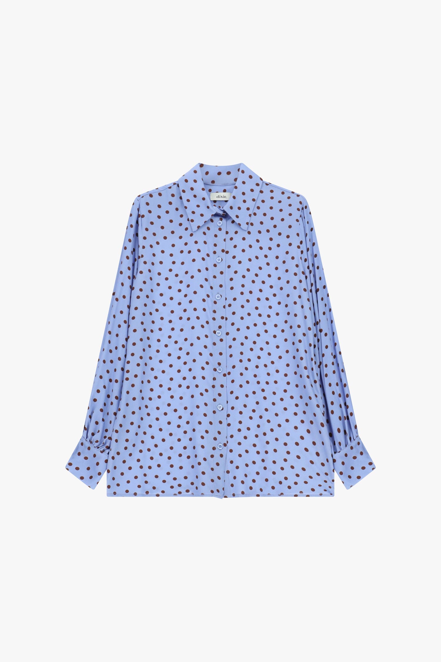 Camicia A Pois Con Vestibilità Morbida Dixie