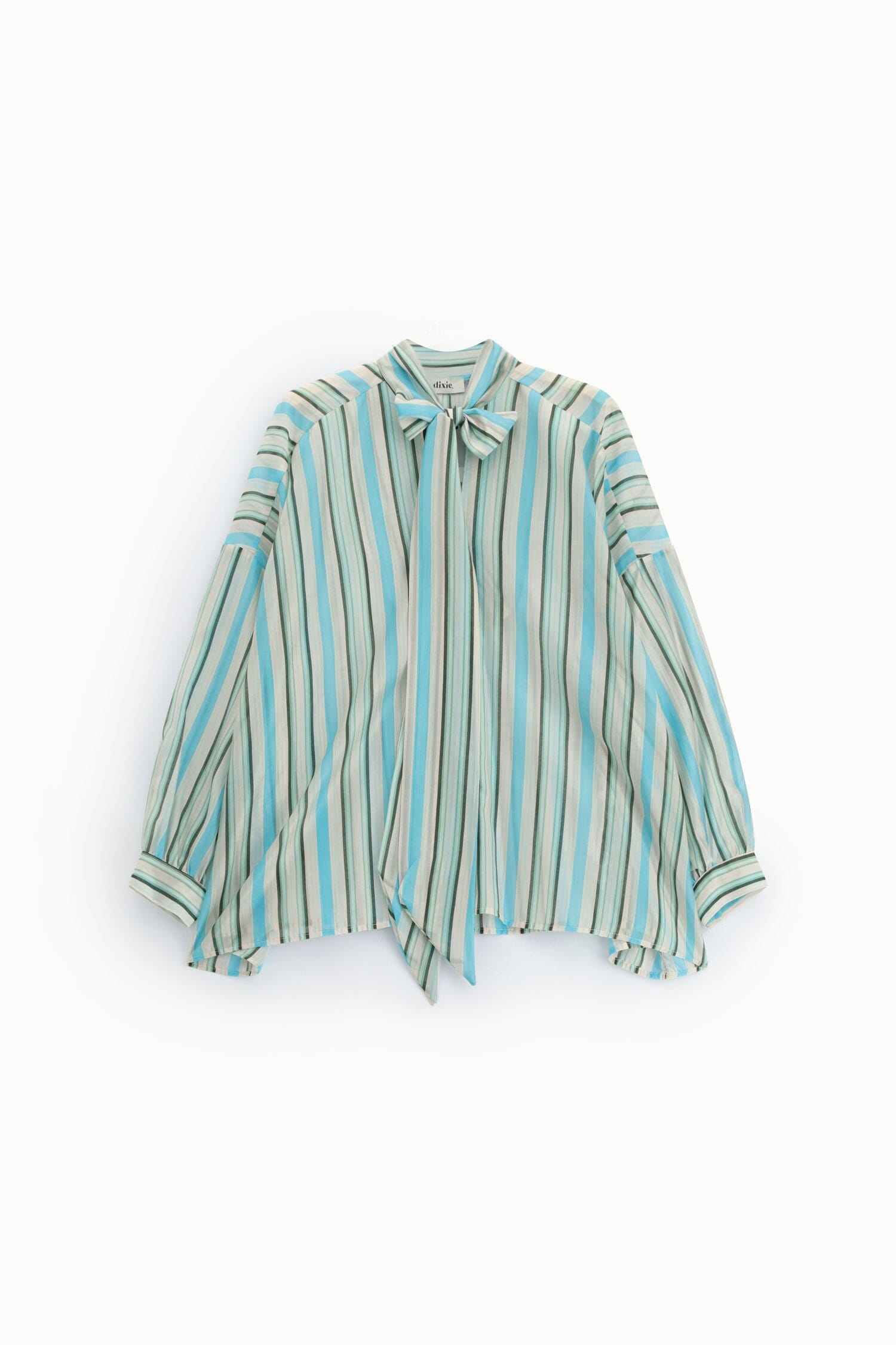 Striped Shirt With Bow And Long Sleeves Dixie