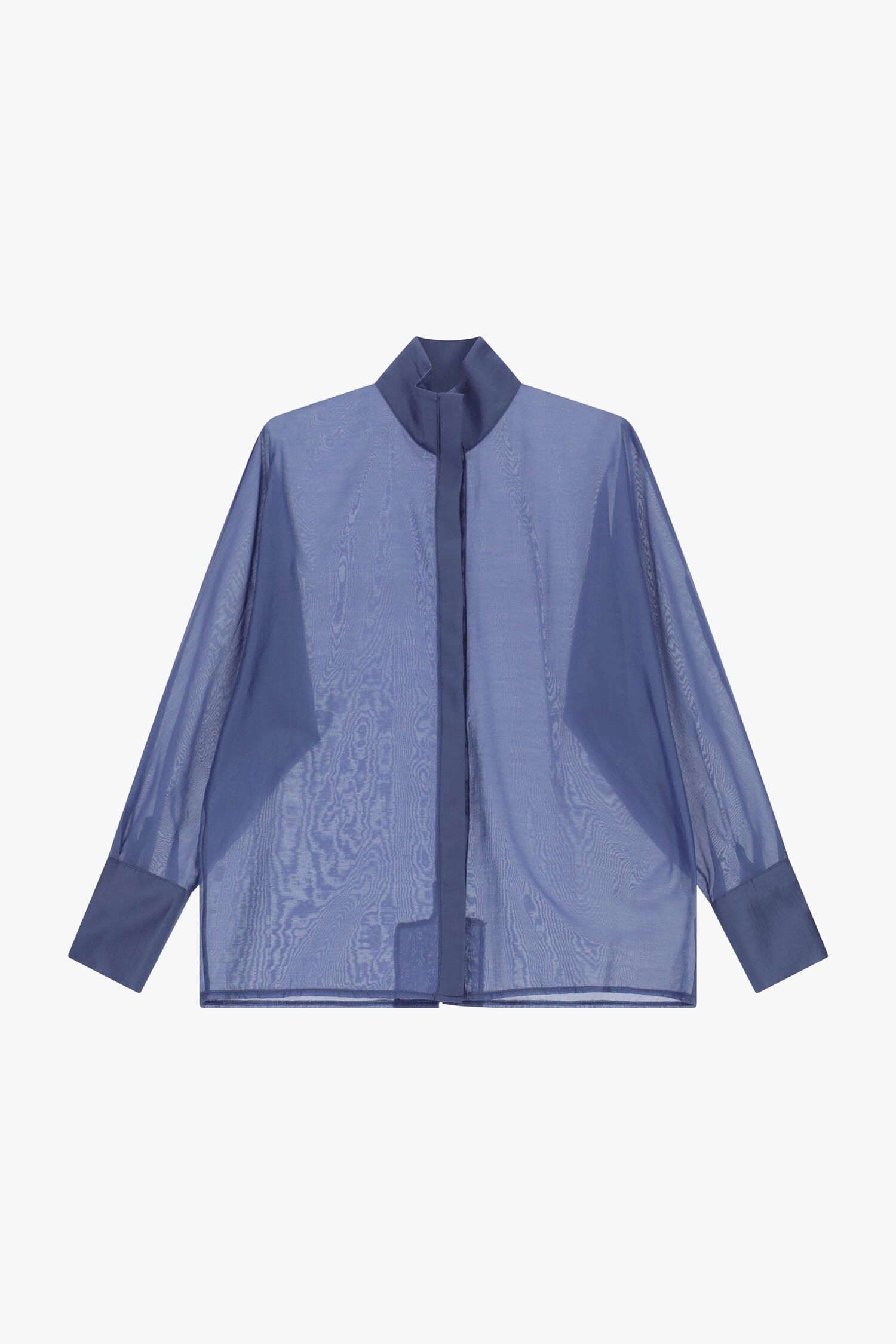 Transparent Fit Wide Core Collar Shirt Dixie