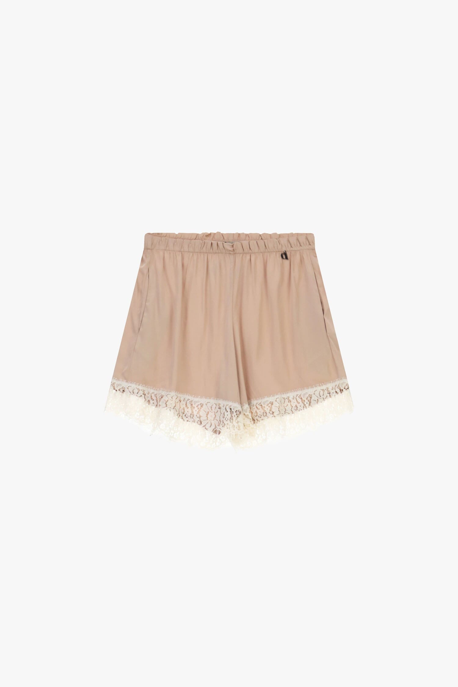 Regular Fit Shorts With Floral Lace Trim Dixie