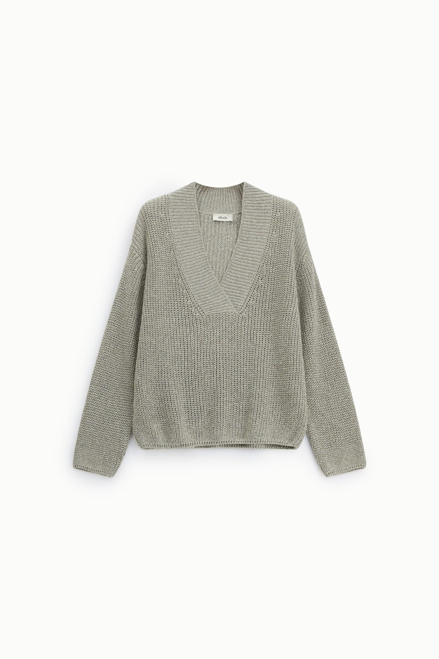 Dixie Coarse V-neck Sweater
