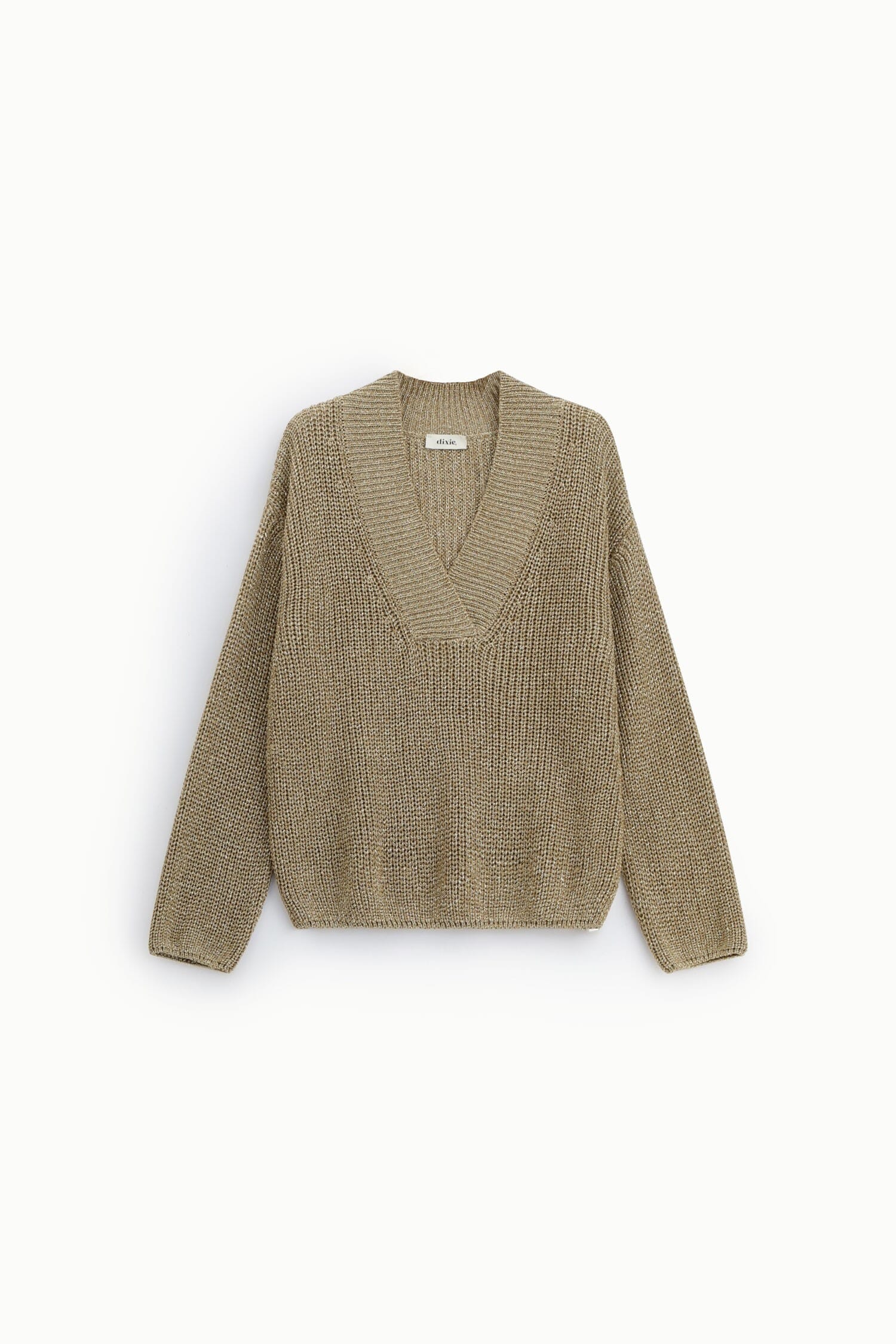 Dixie Coarse V-neck Sweater