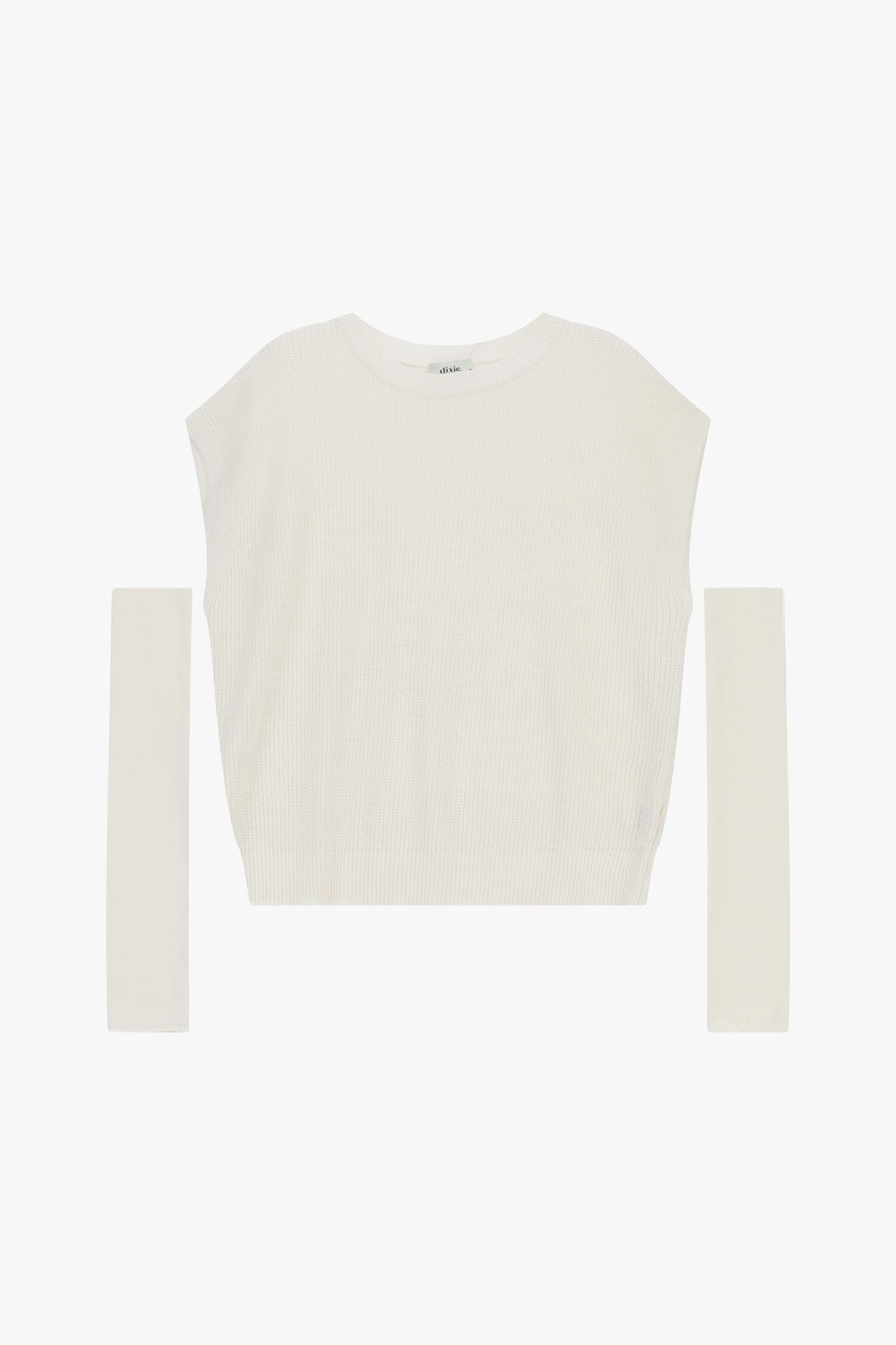 Knitted Top With Detachable Sleeves Dixie