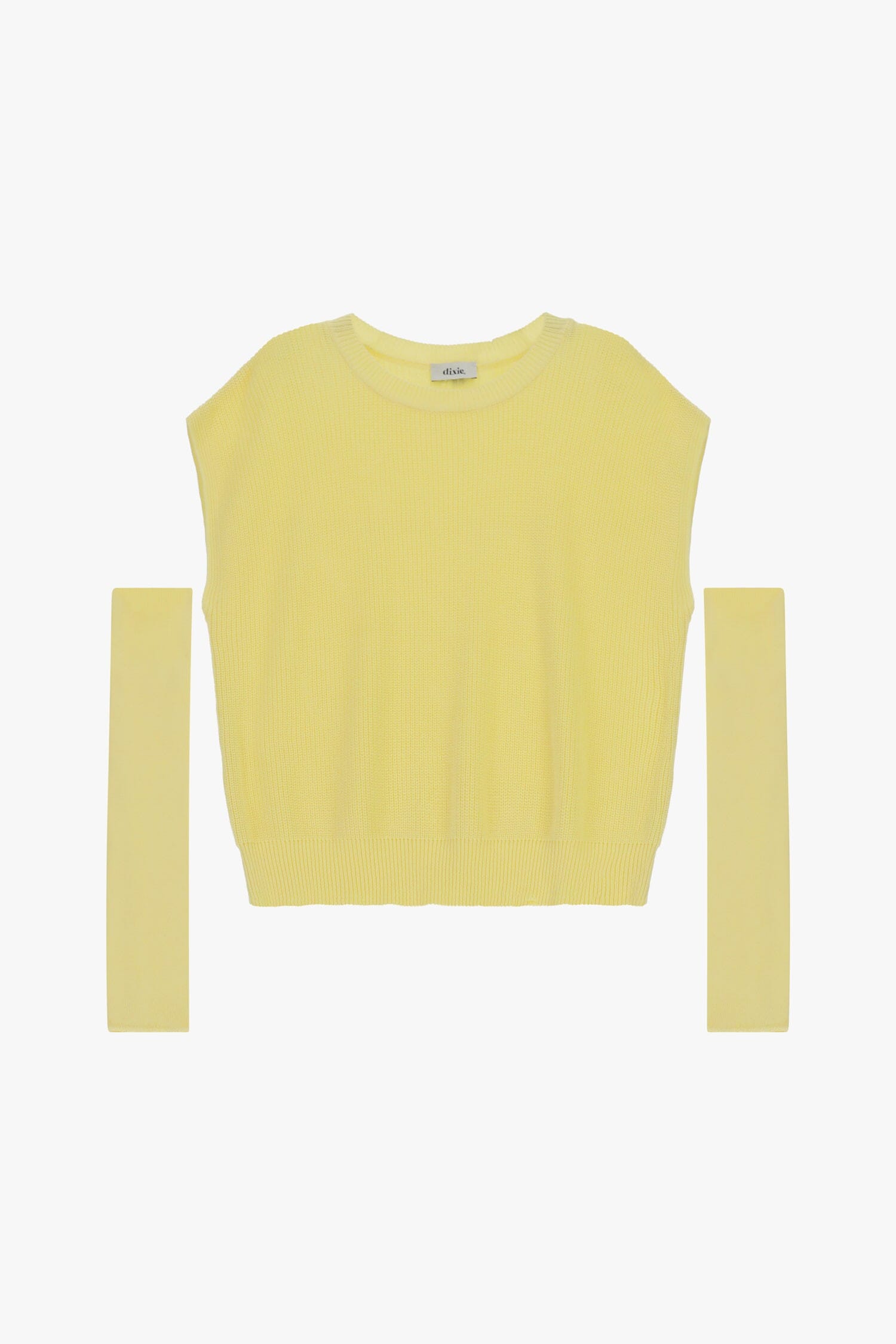 Sleeveless Top With Wide Shoulders And Detachable Sleeves Dixie