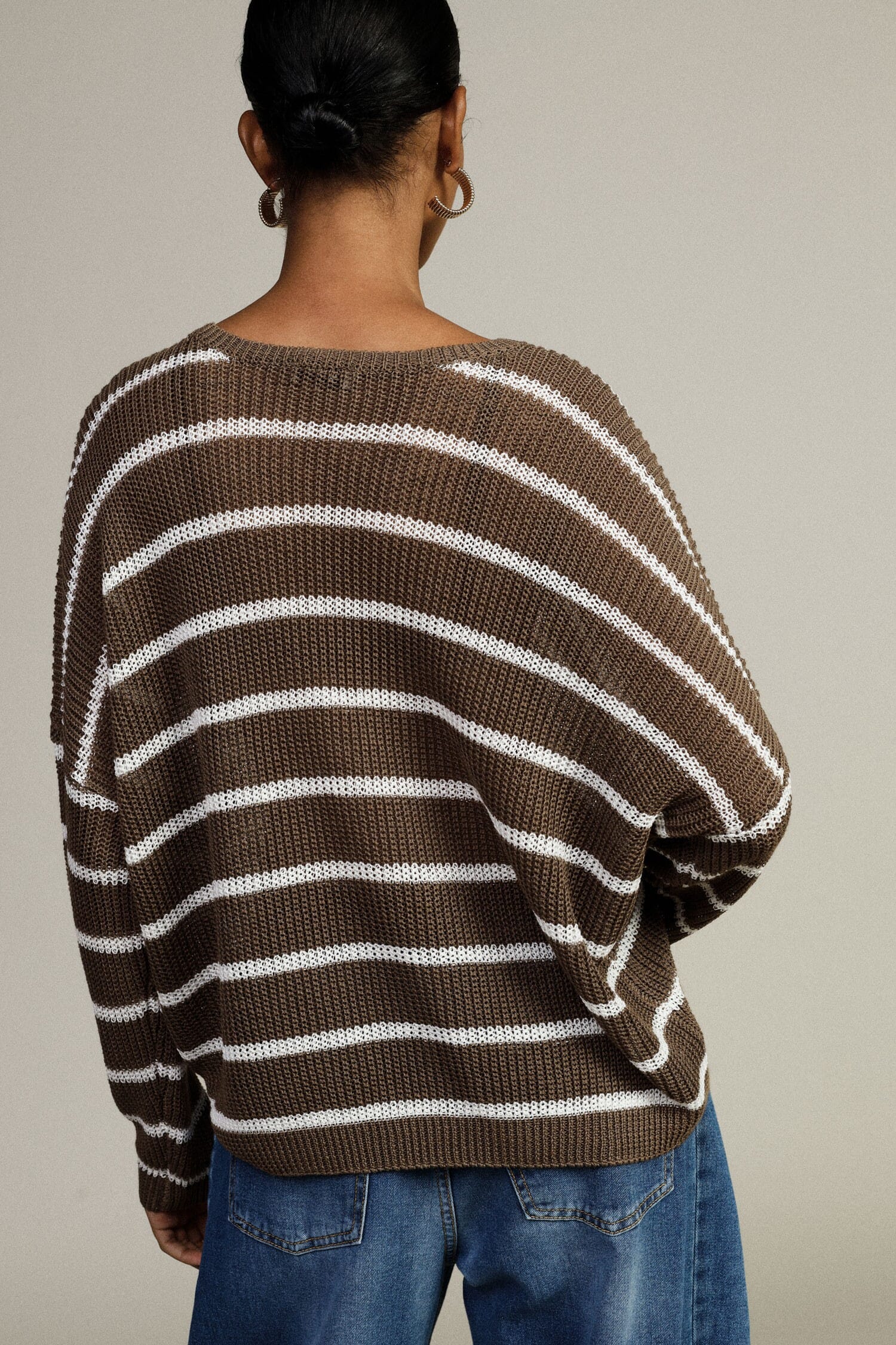 Dixie Long-Sleeved Striped Sweater