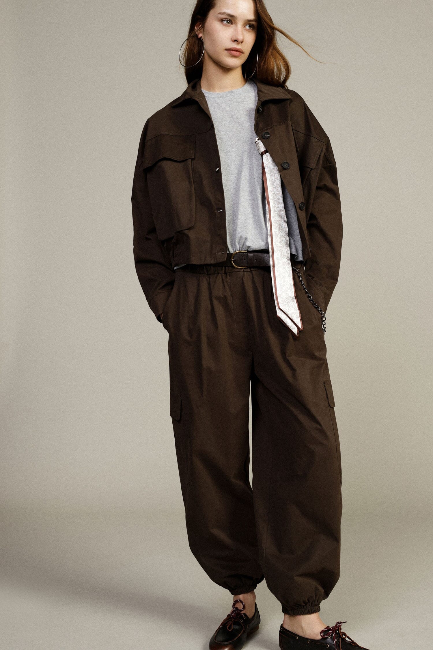 Pantaloni Con Tasche Cargo E Cintura Rimovibile Dixie