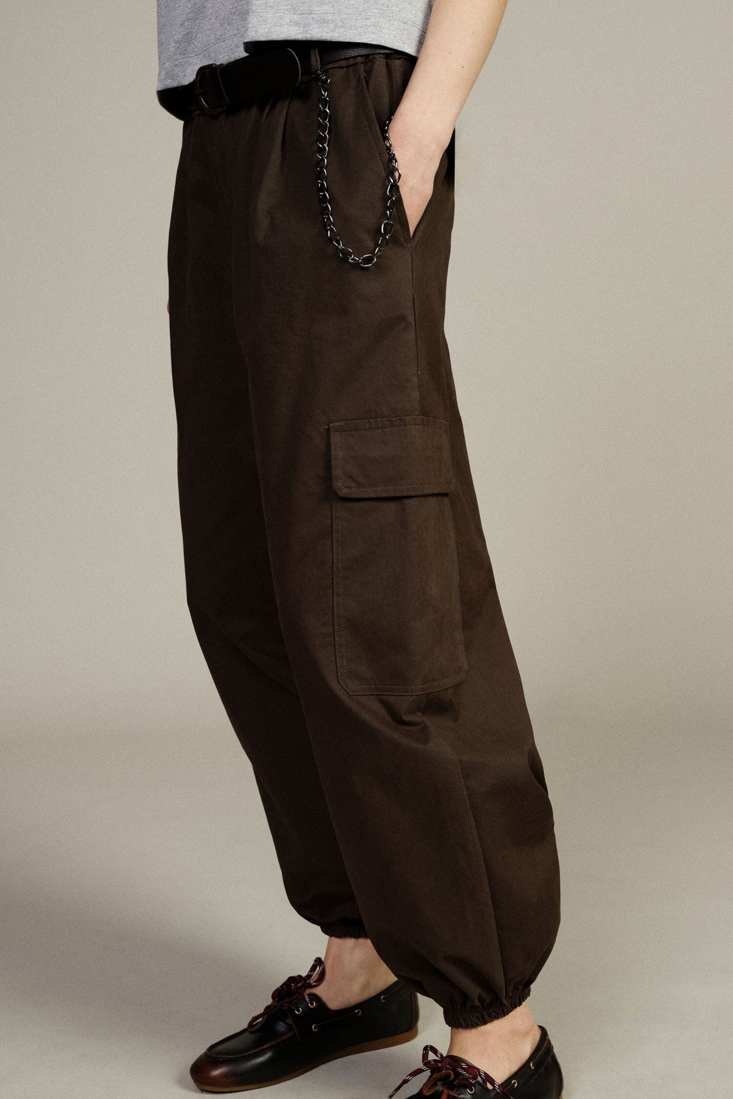 Pantaloni Con Tasche Cargo E Cintura Rimovibile Dixie