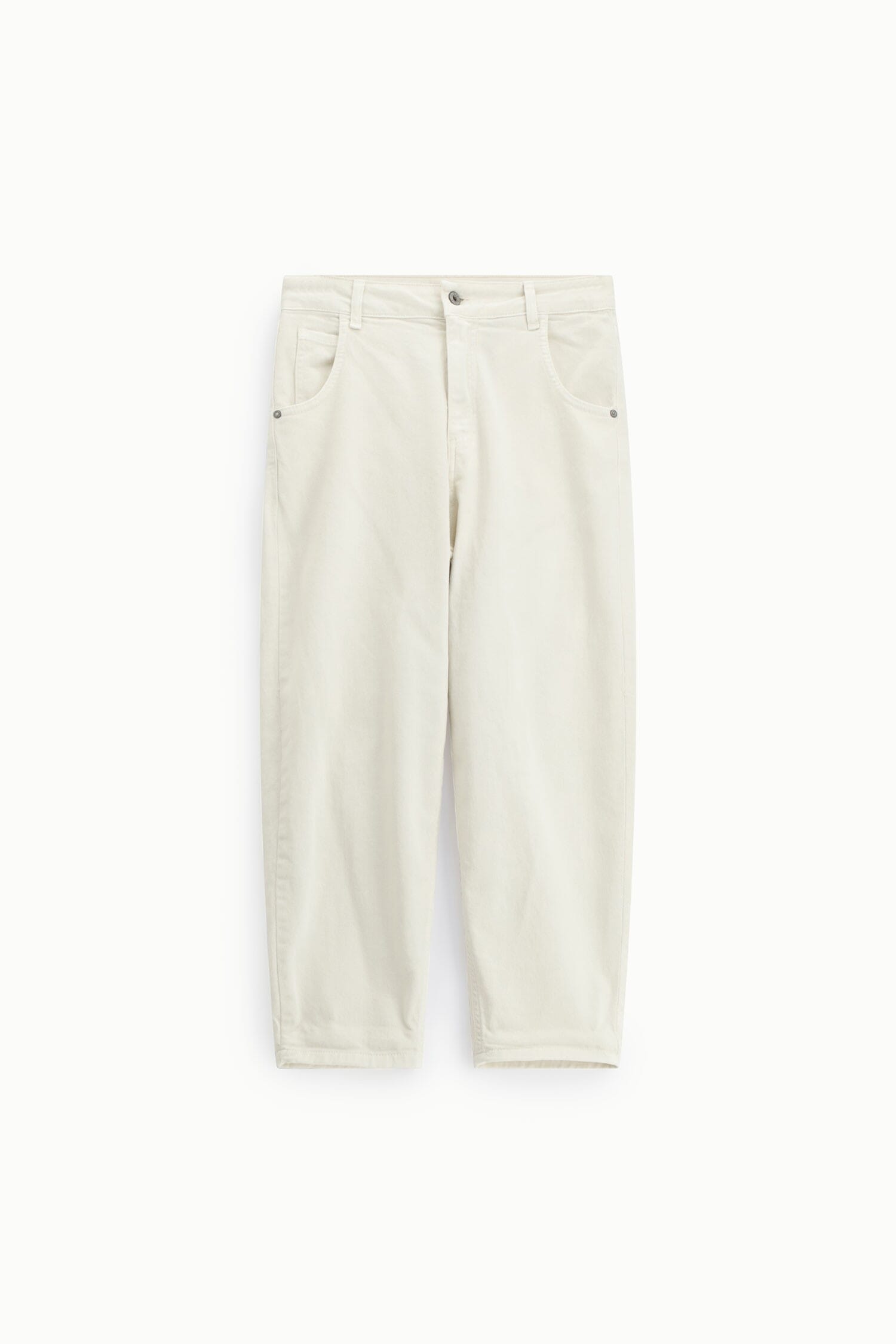 Chino-Fit Trousers With Turn-ups And High Waists Dixie