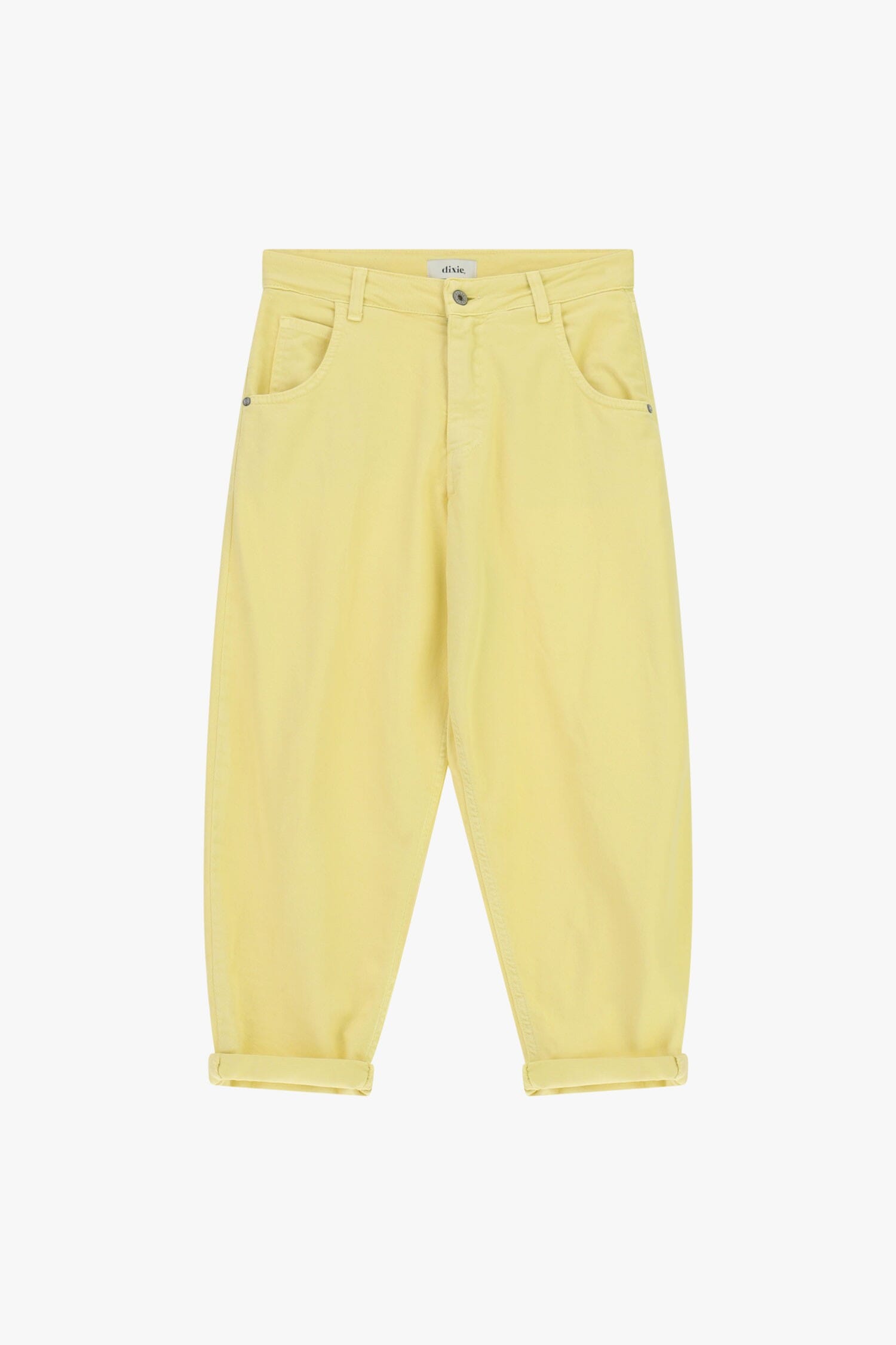 Chino-Fit Trousers With Turn-ups And High Waists Dixie