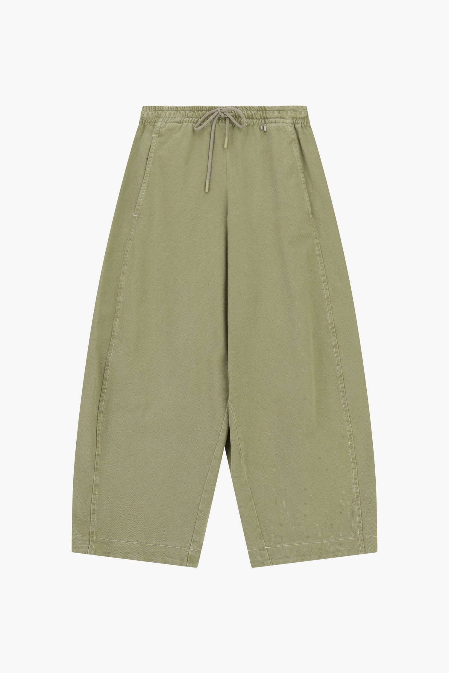 Cropped Palace Trousers With Elasticated Waistband Dixie
