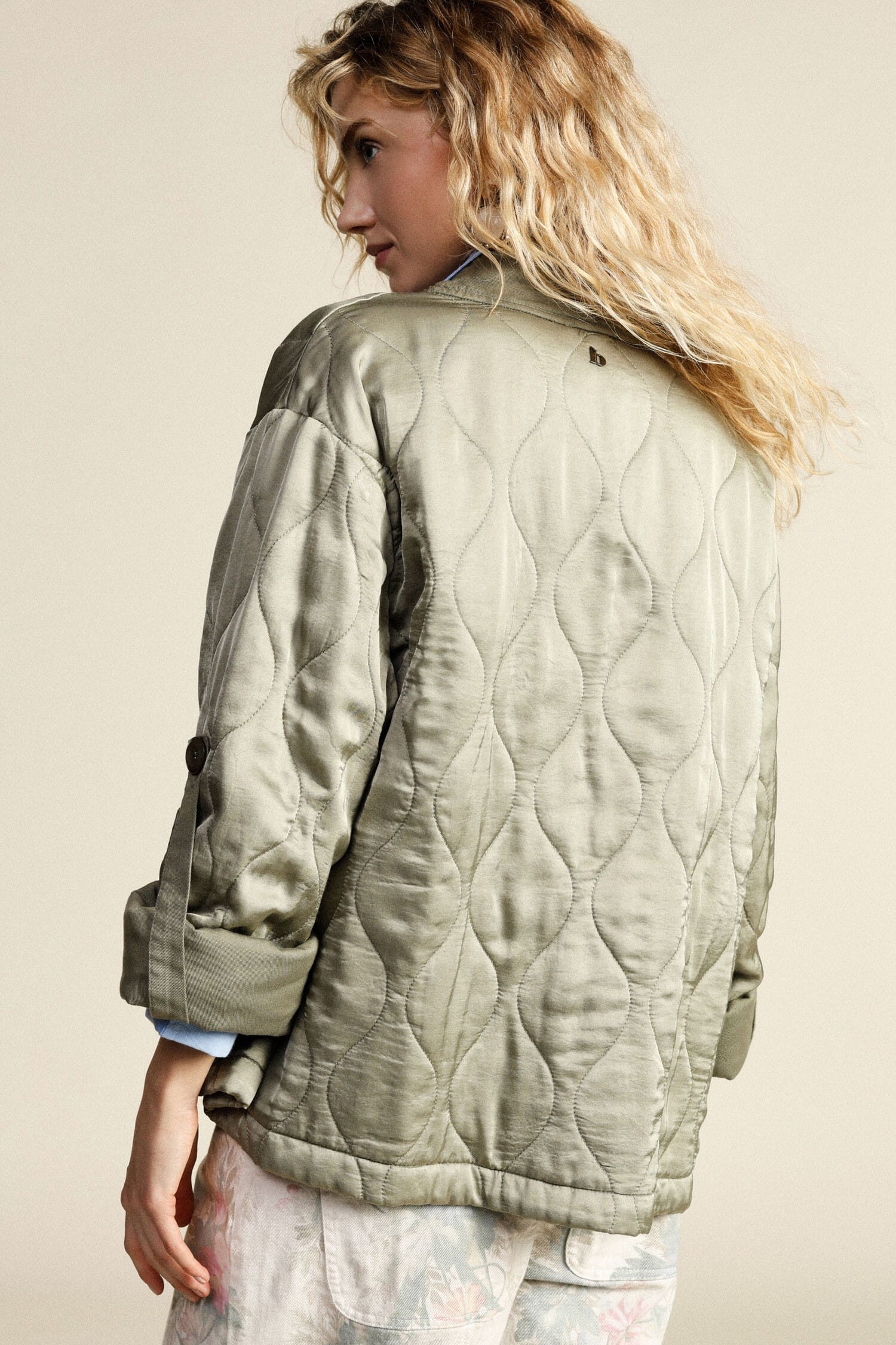 Dixie Large Fit Quilted Jacket With Patch Pockets