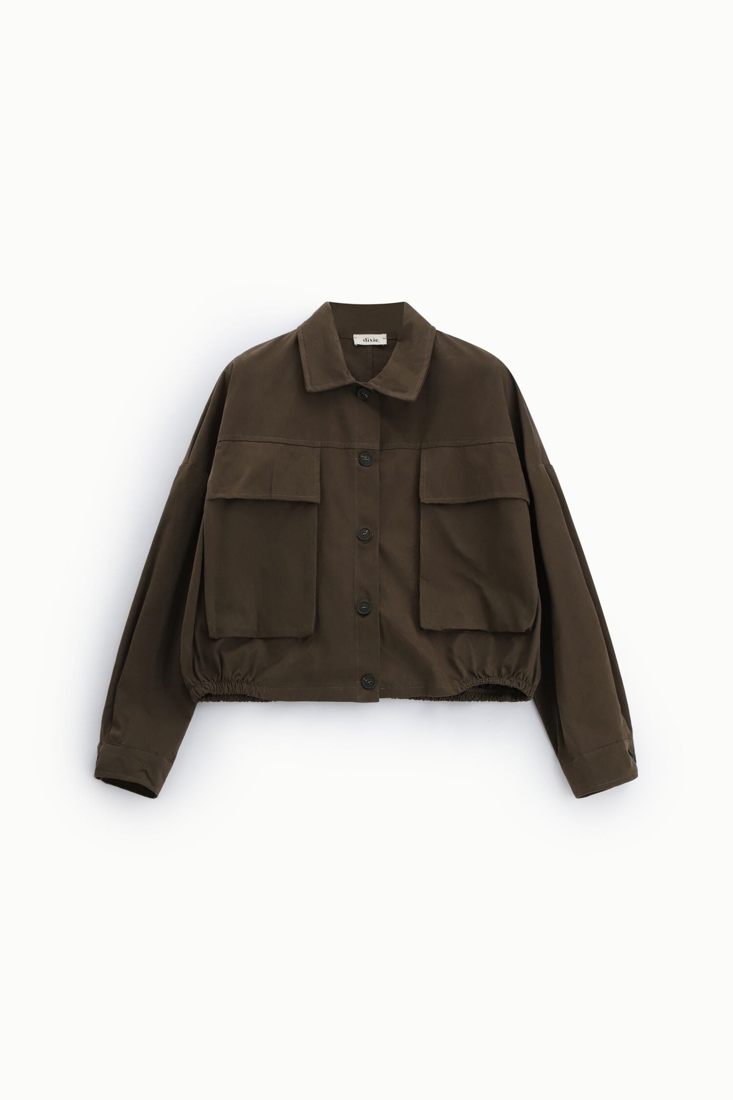 Short Shirt Jacket With Front Pockets Dixie
