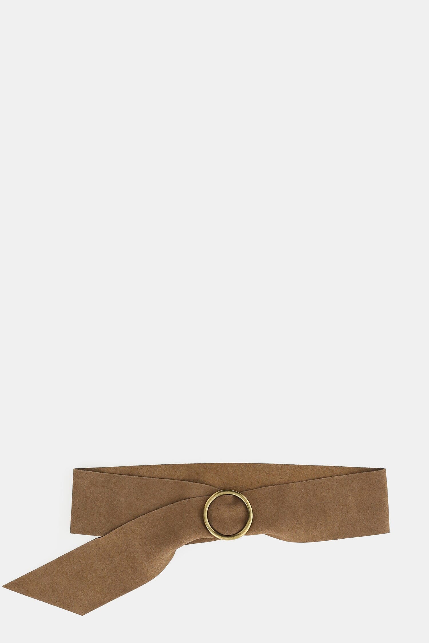 Ceinture large Dixie avec anneau métallique