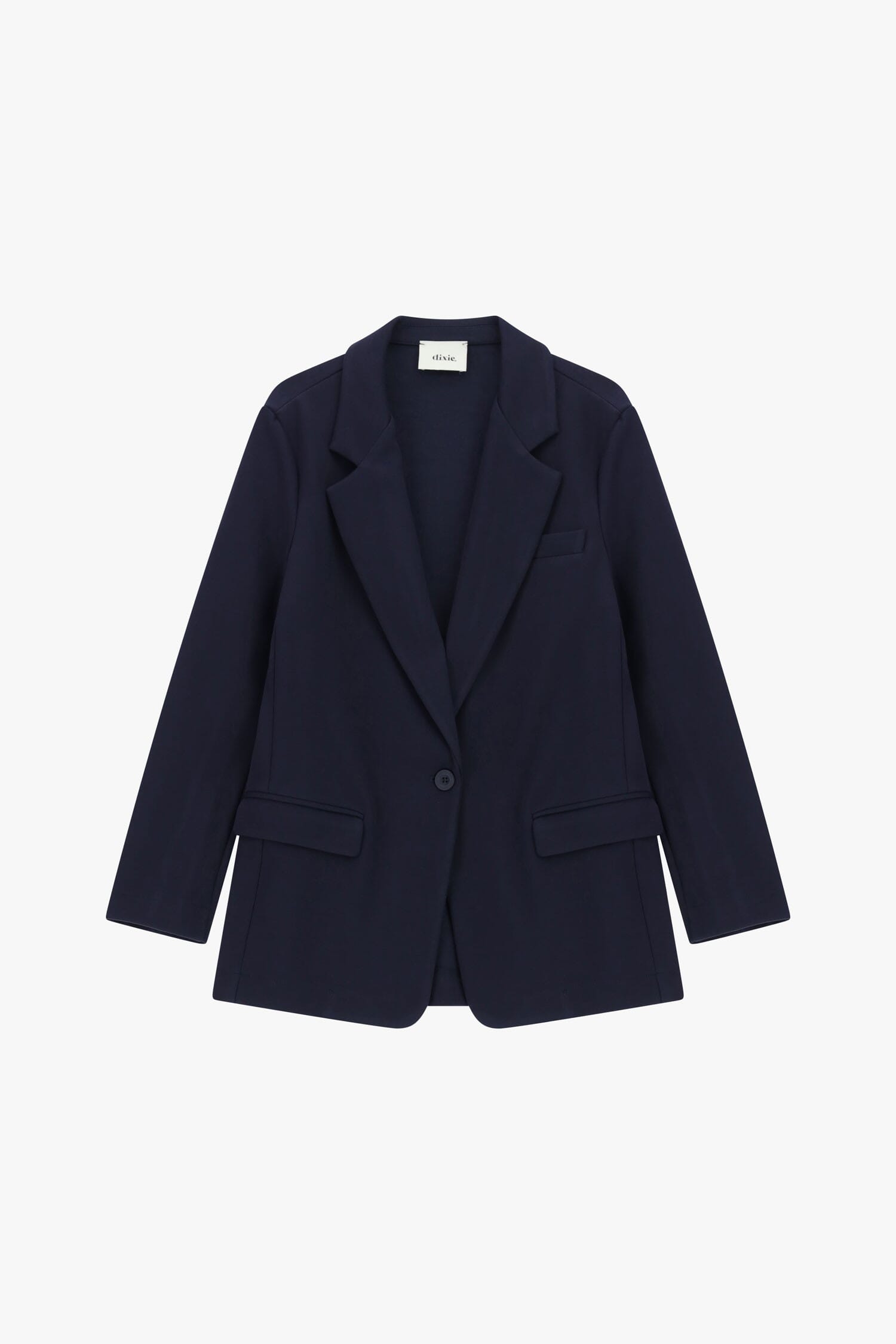 Dixie One-breasted Blazer With Flap Pockets