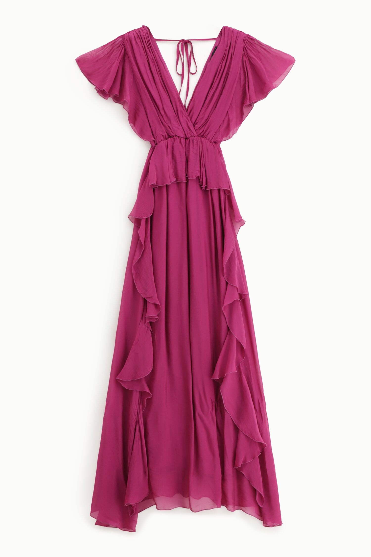 Robe longue à volants Dixie