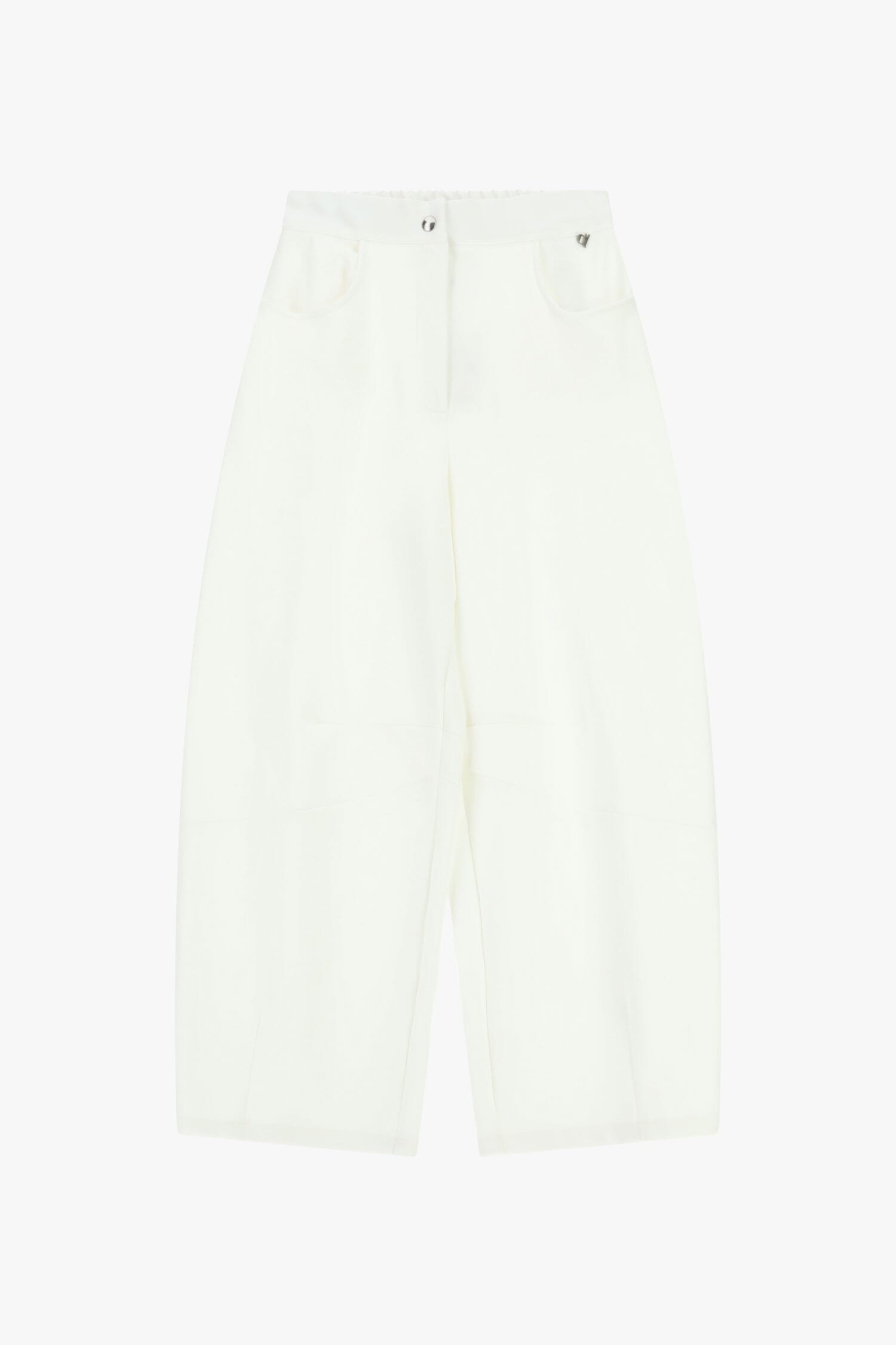Cropped Palace Trousers With Rounded Pockets Dixie
