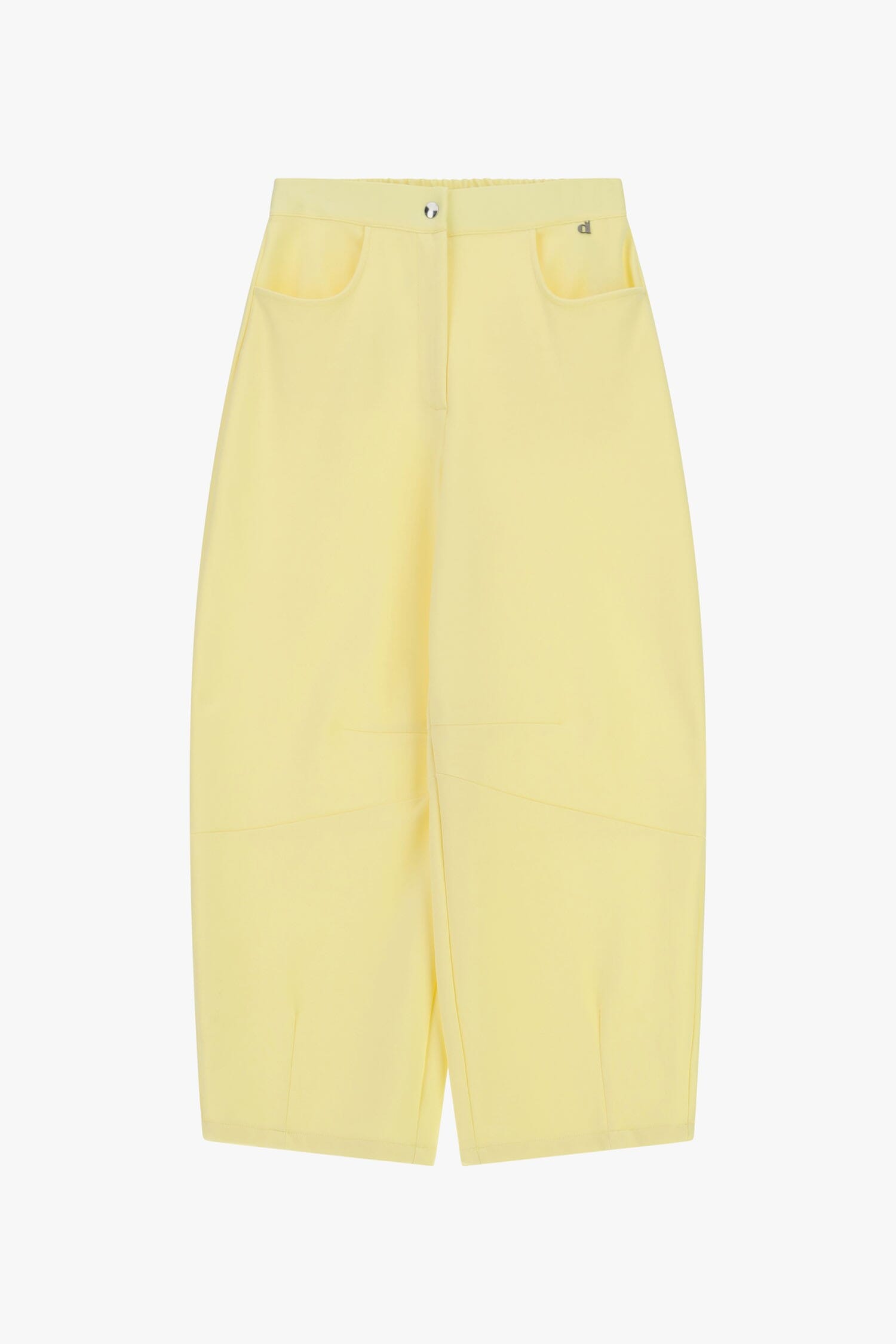 Cropped Palace Trousers With Rounded Pockets Dixie