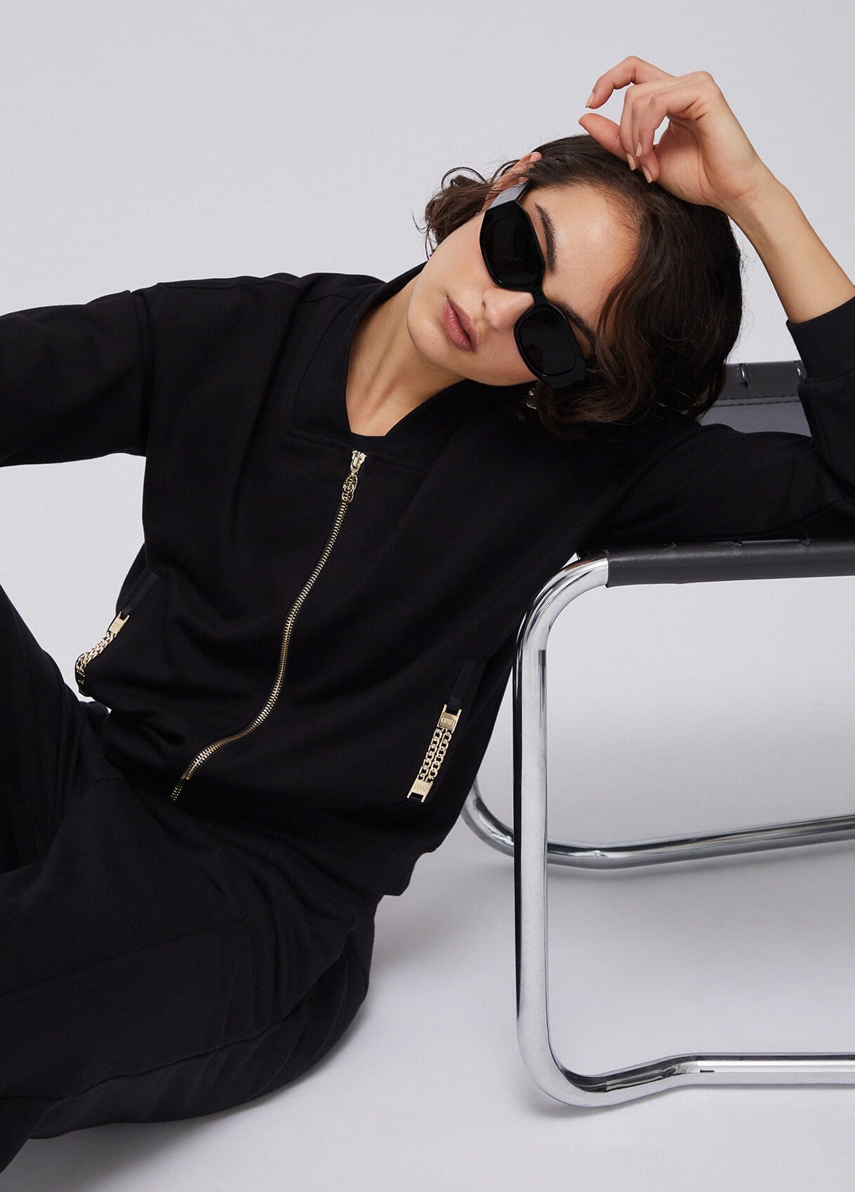 Sweatshirt With Chain Details Liu Jo