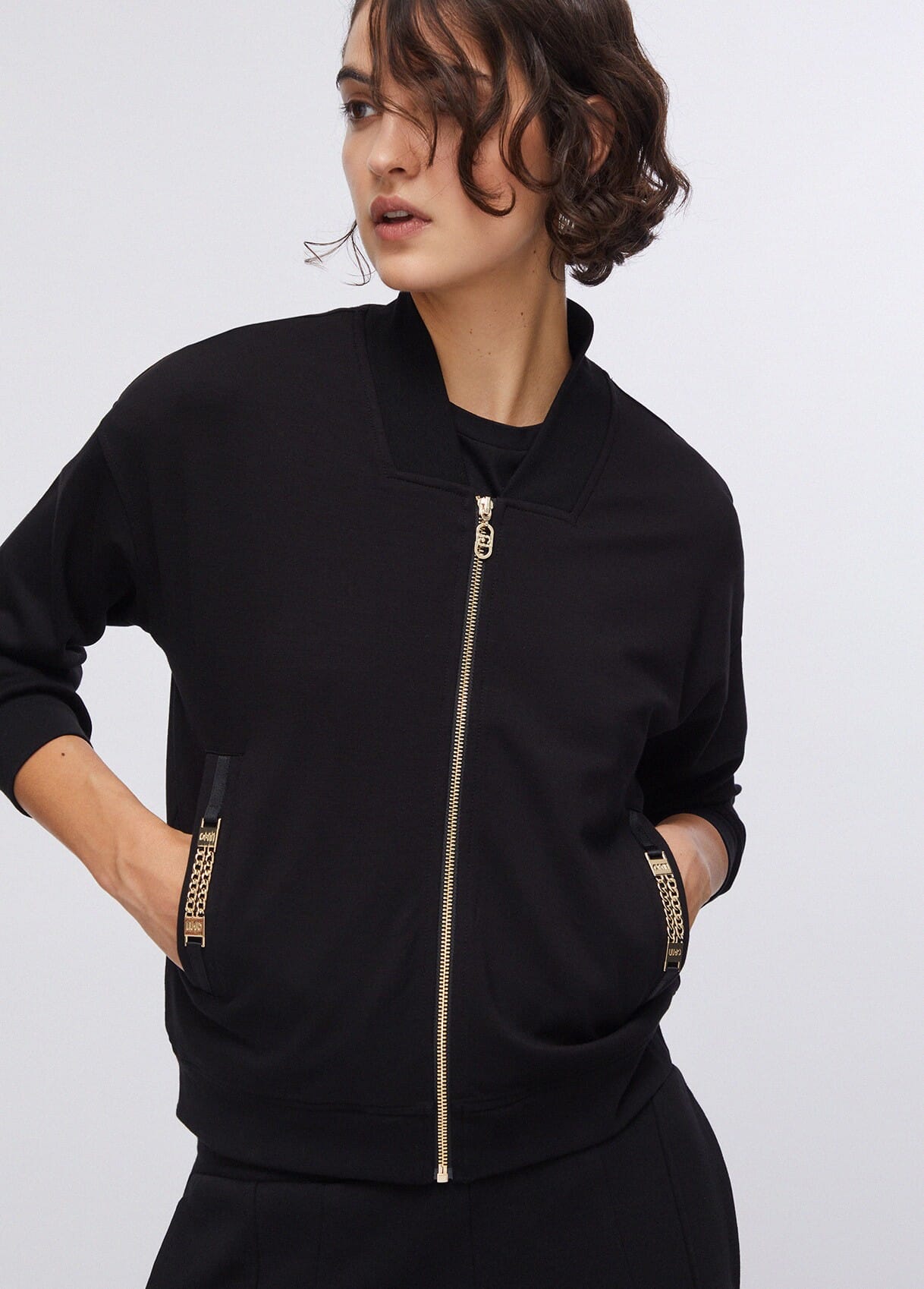 Sweatshirt With Chain Details Liu Jo