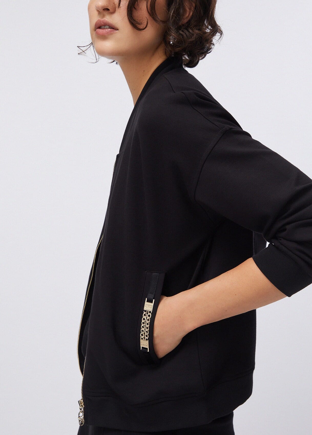 Sweatshirt With Chain Details Liu Jo