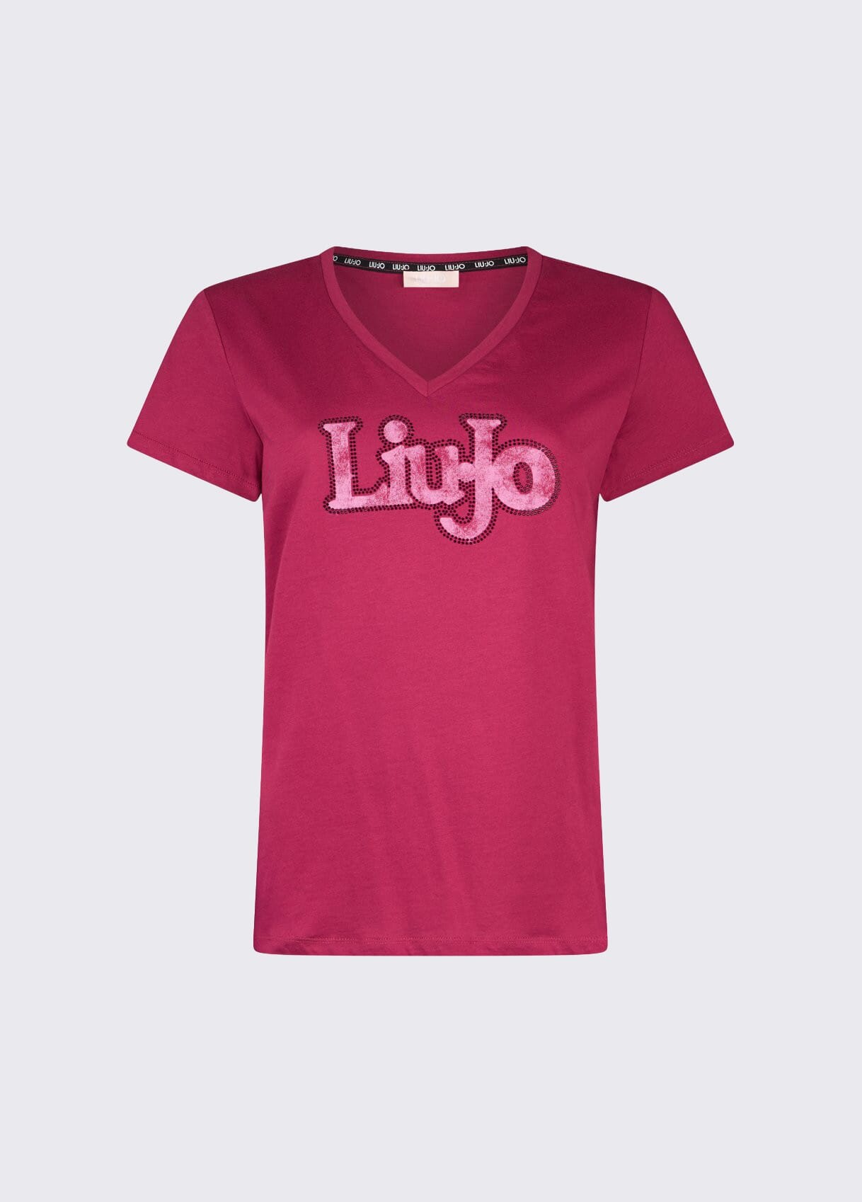 T-Shirt Con Scollo A V Liu Jo