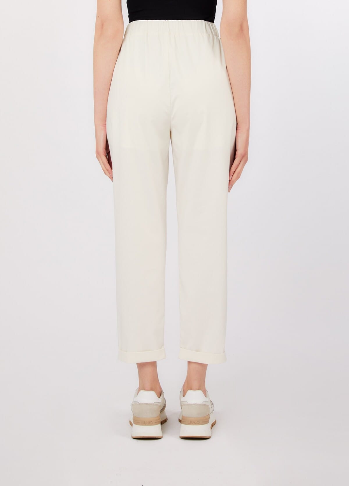 Liu Jo Slim Fit Trousers With Turn-ups