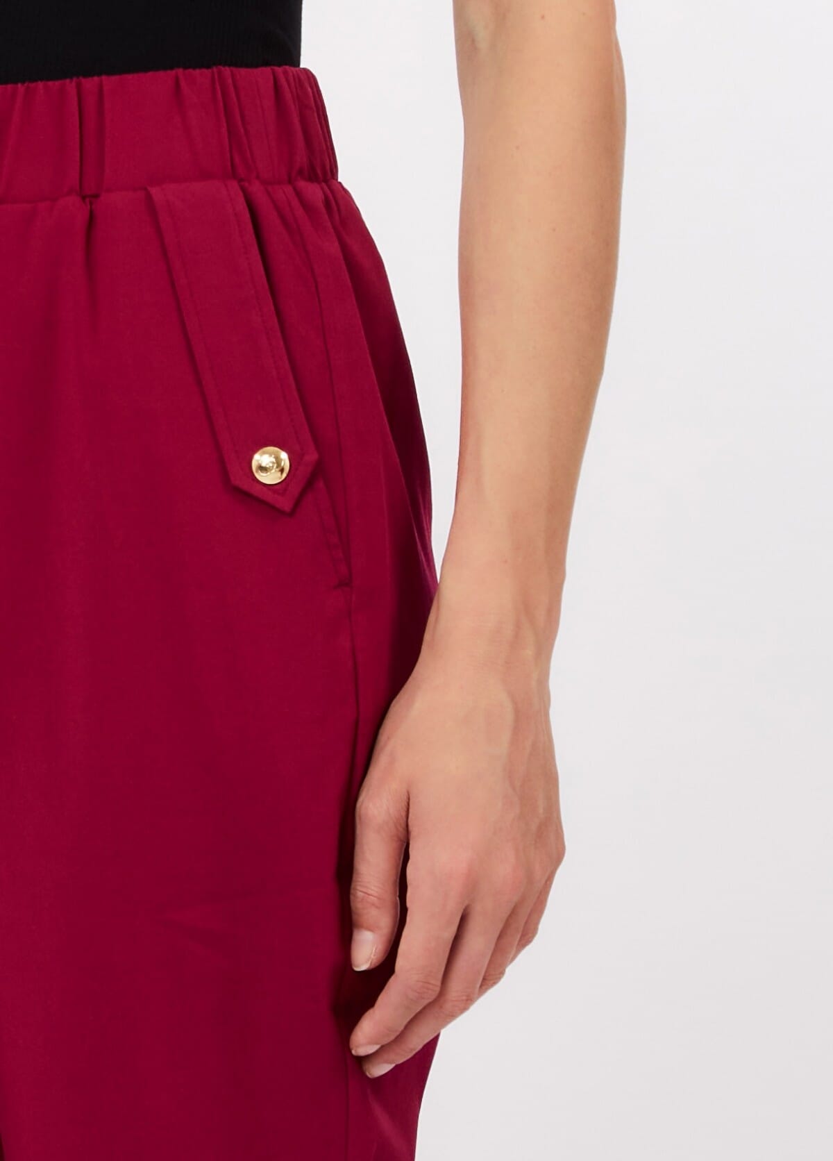 Liu Jo Slim Fit Trousers With Turn-ups