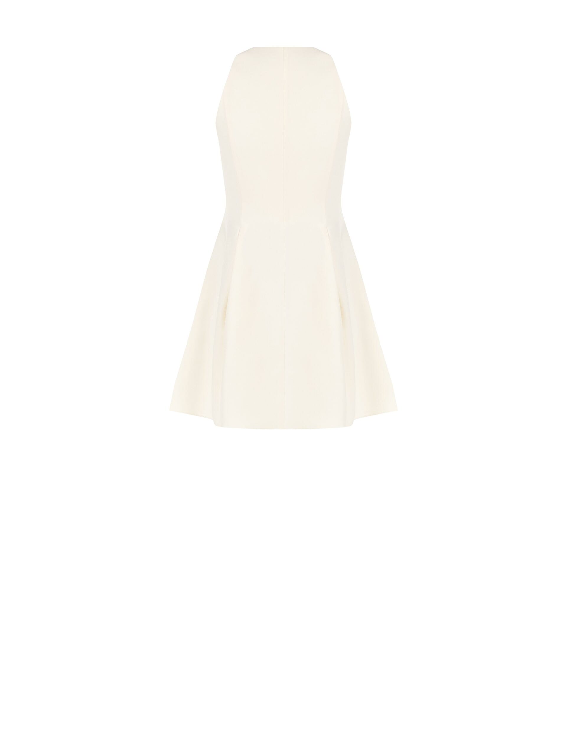 Short Dress In Technical Fabric With Zip Logo Rinascimento