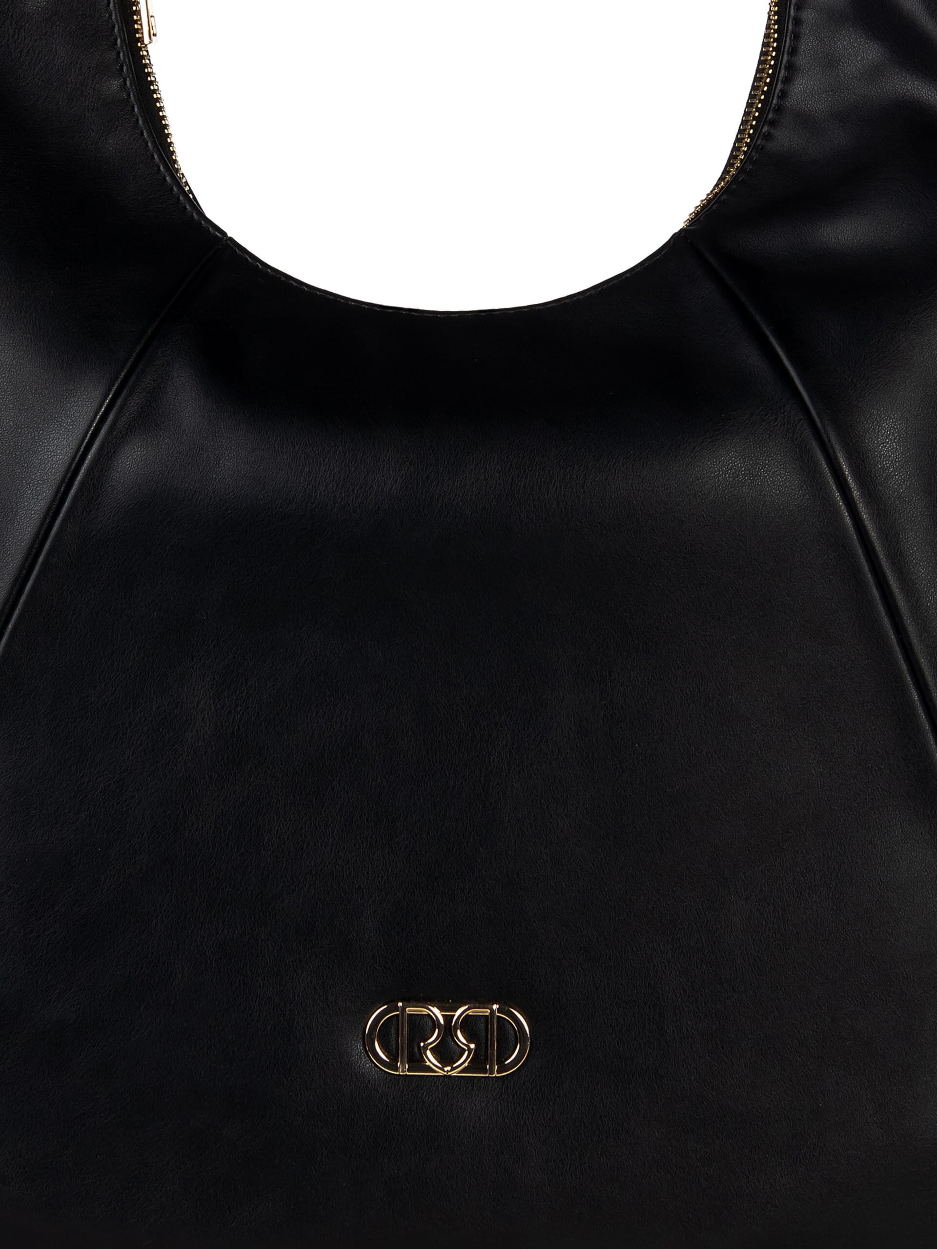 Luna Leather Shoulder Bag With Adjustable And Removable Shoulder Strap Rinascimento