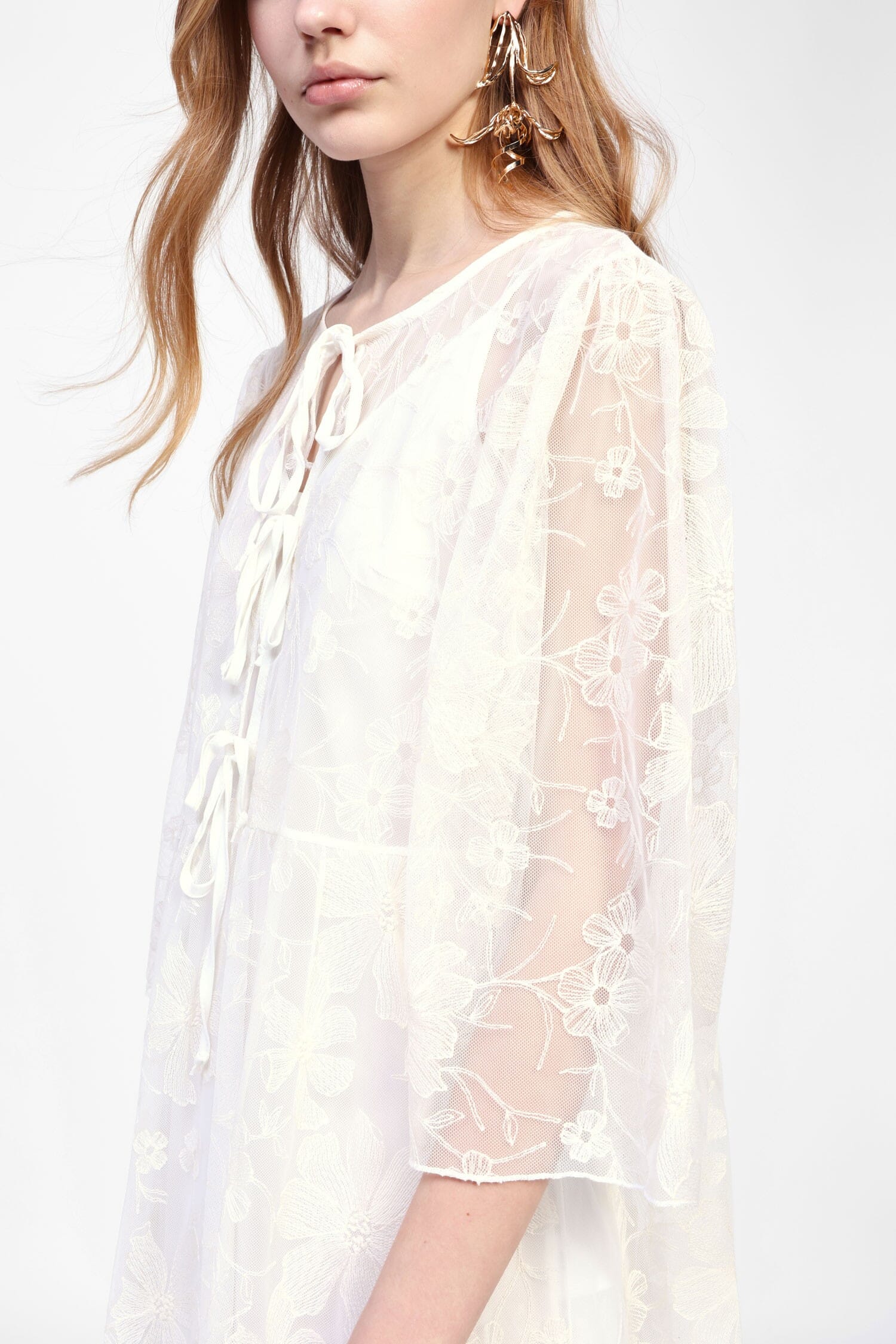 Dixie Floral Pattern Short Dress