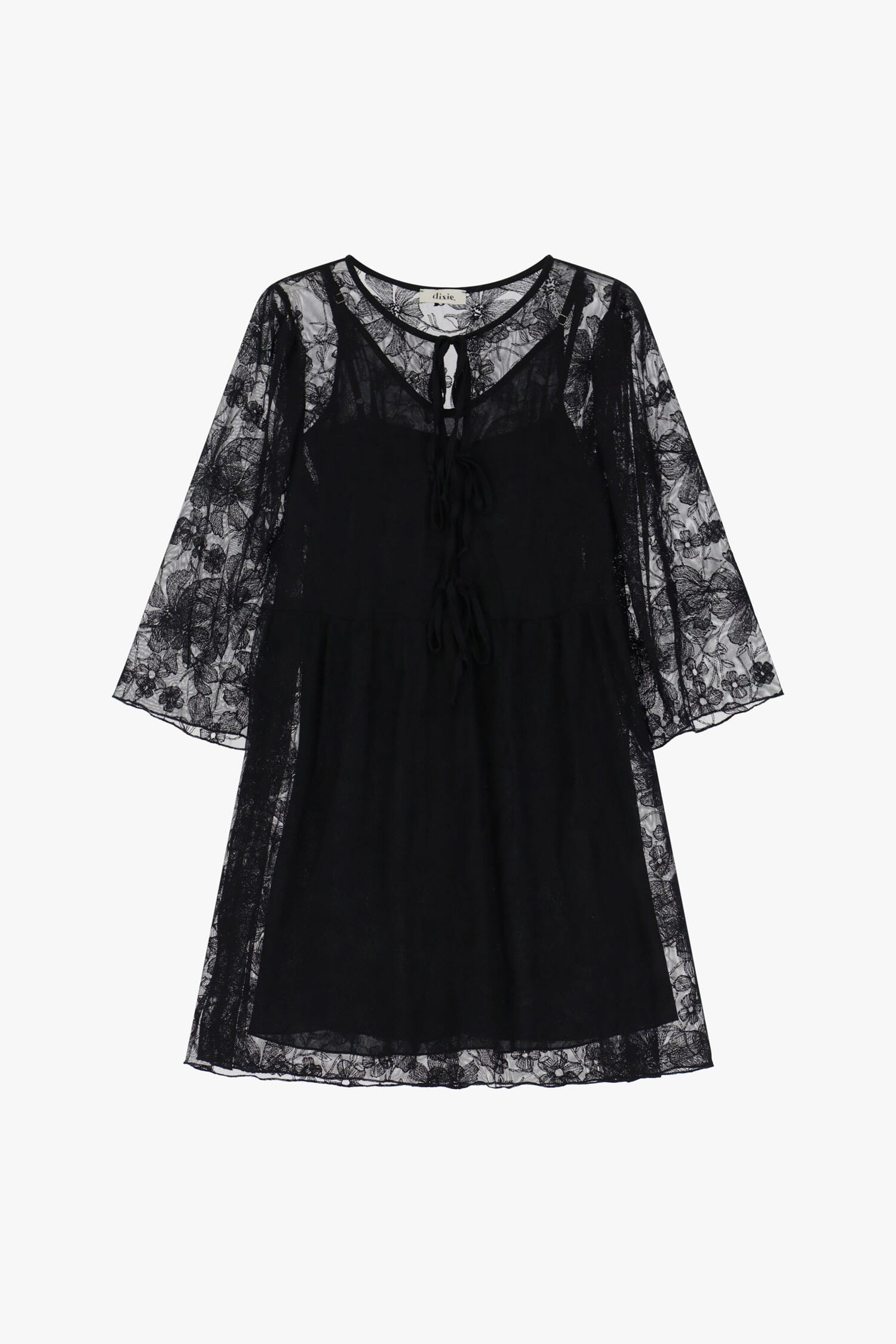 Dixie Floral Pattern Short Dress