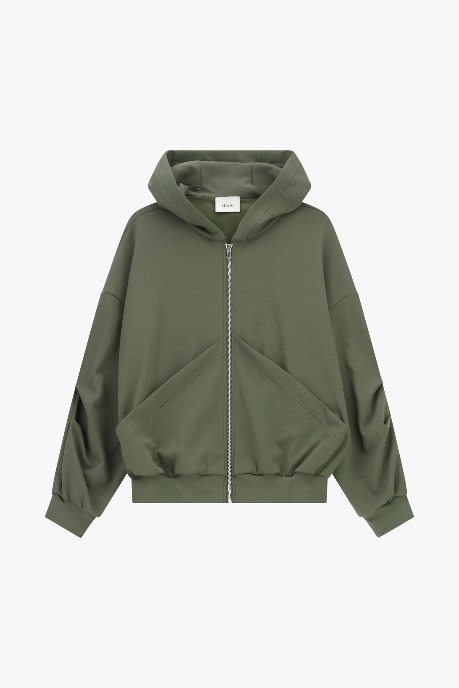 Sweatshirt à capuche avec fermeture éclair et poches avant Dixie