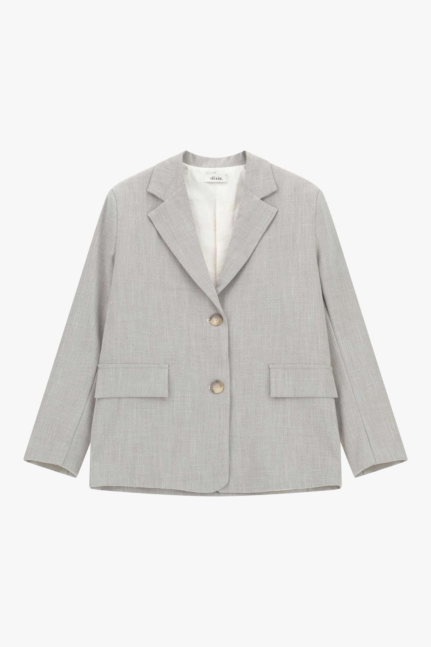 Blazer With Buttons And Front Flap Pockets Dixie