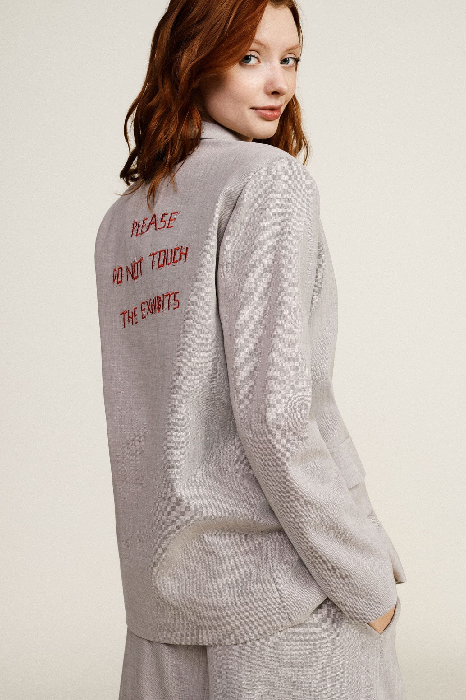 Blazer With Buttons And Front Flap Pockets Dixie