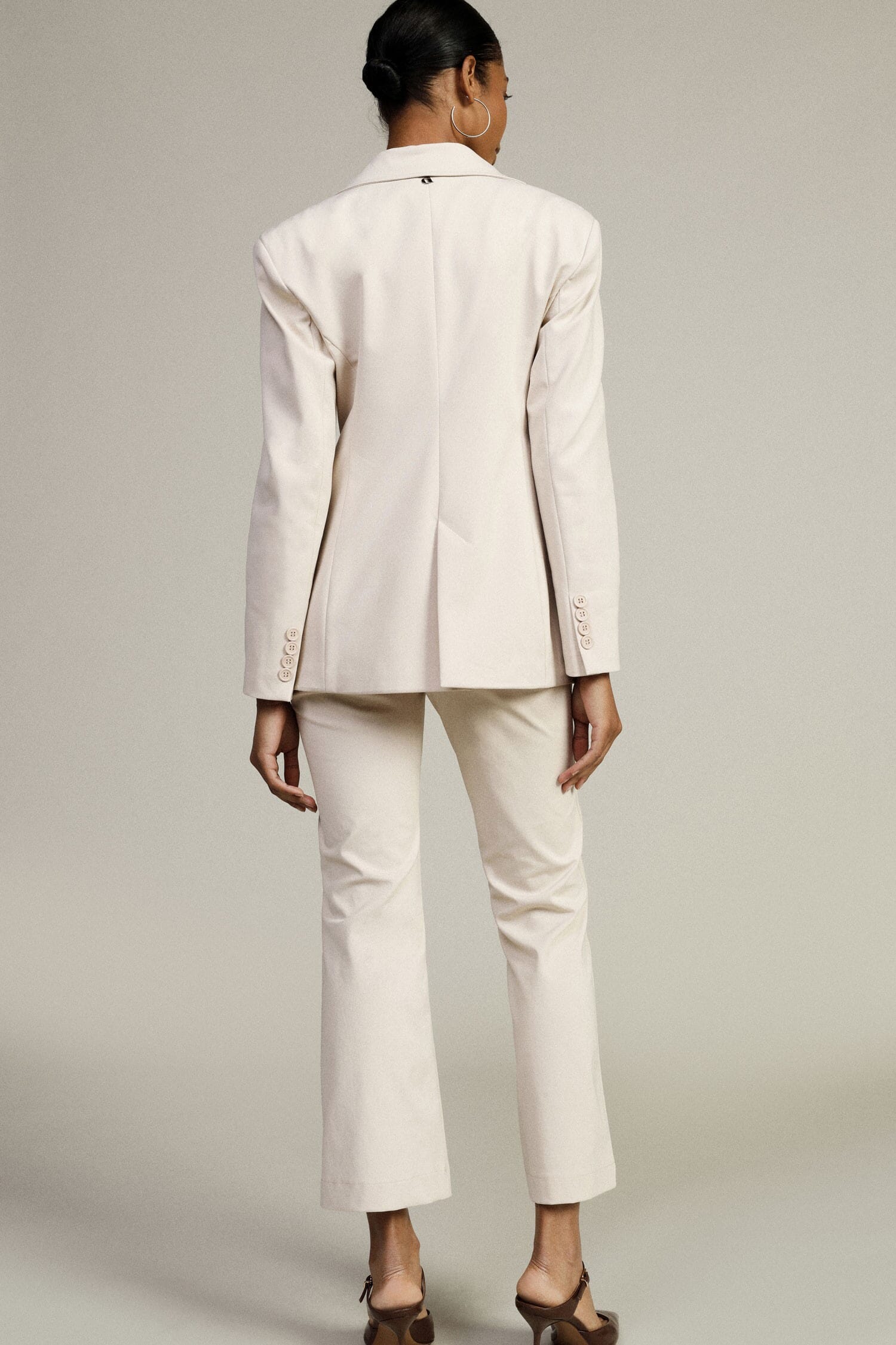 Pantaloni Flare Vita Alta Taglio Regolare Dixie