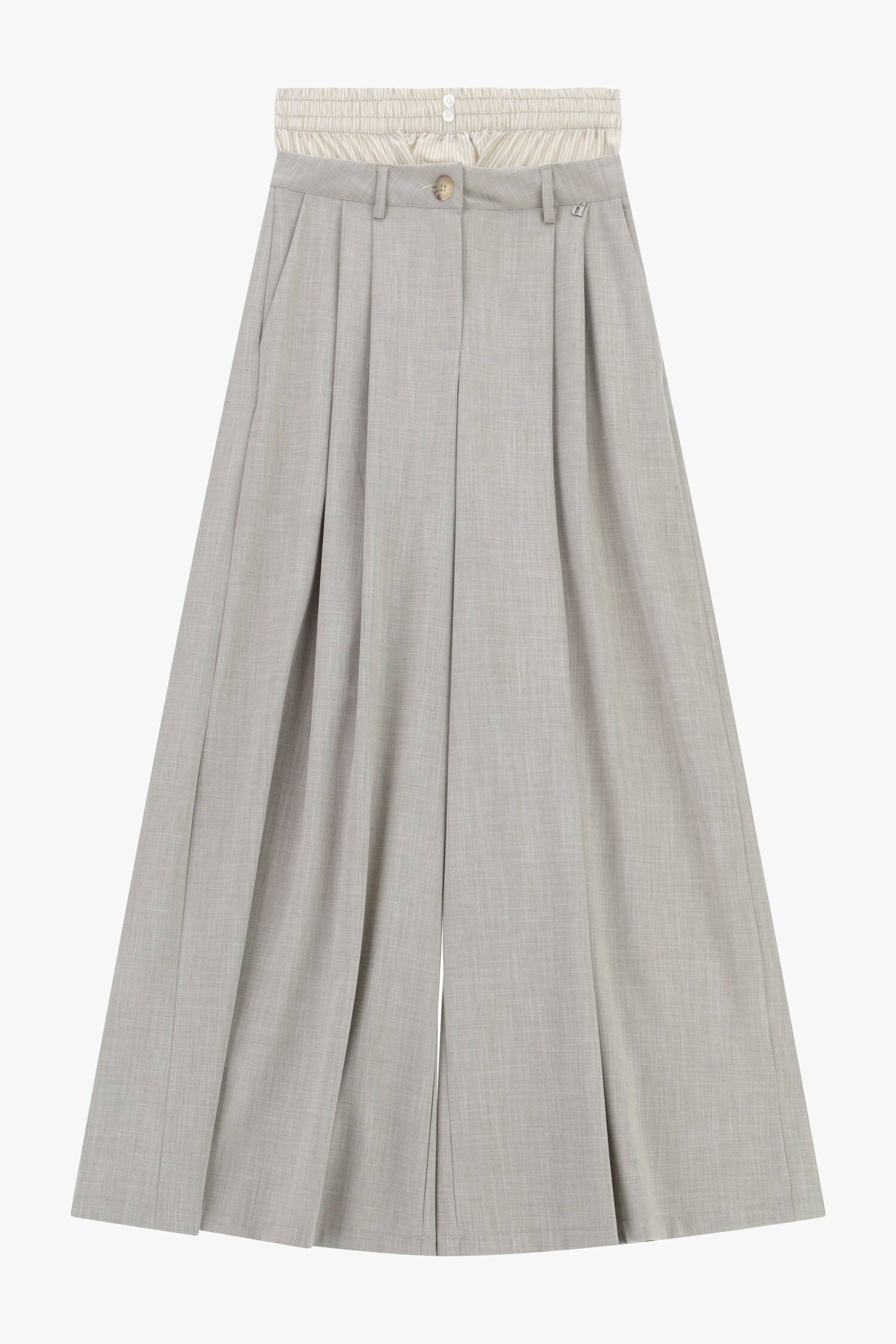 Palace Trousers With Pleats And Elasticated Waistband Dixie